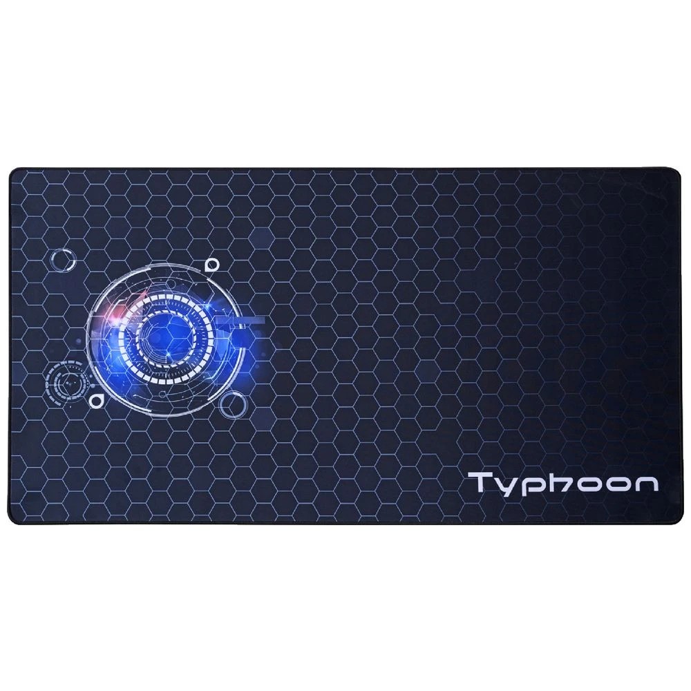 1 Typhoon Gaming Desk Mat 1000 x 550mm Black, 1 of 4