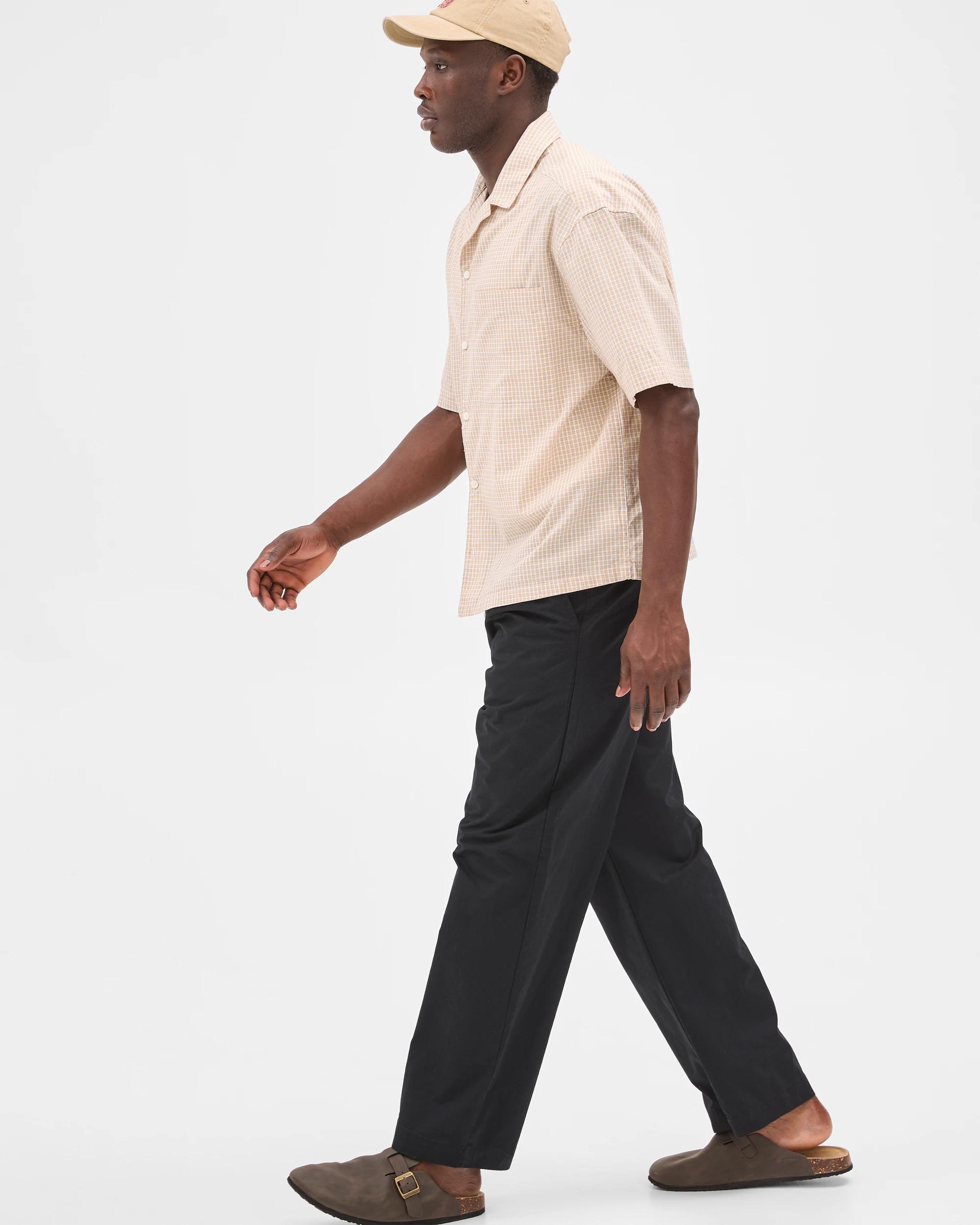 5 Commons Australian Cotton Rich Check Shirt CREAM, 5 of 7