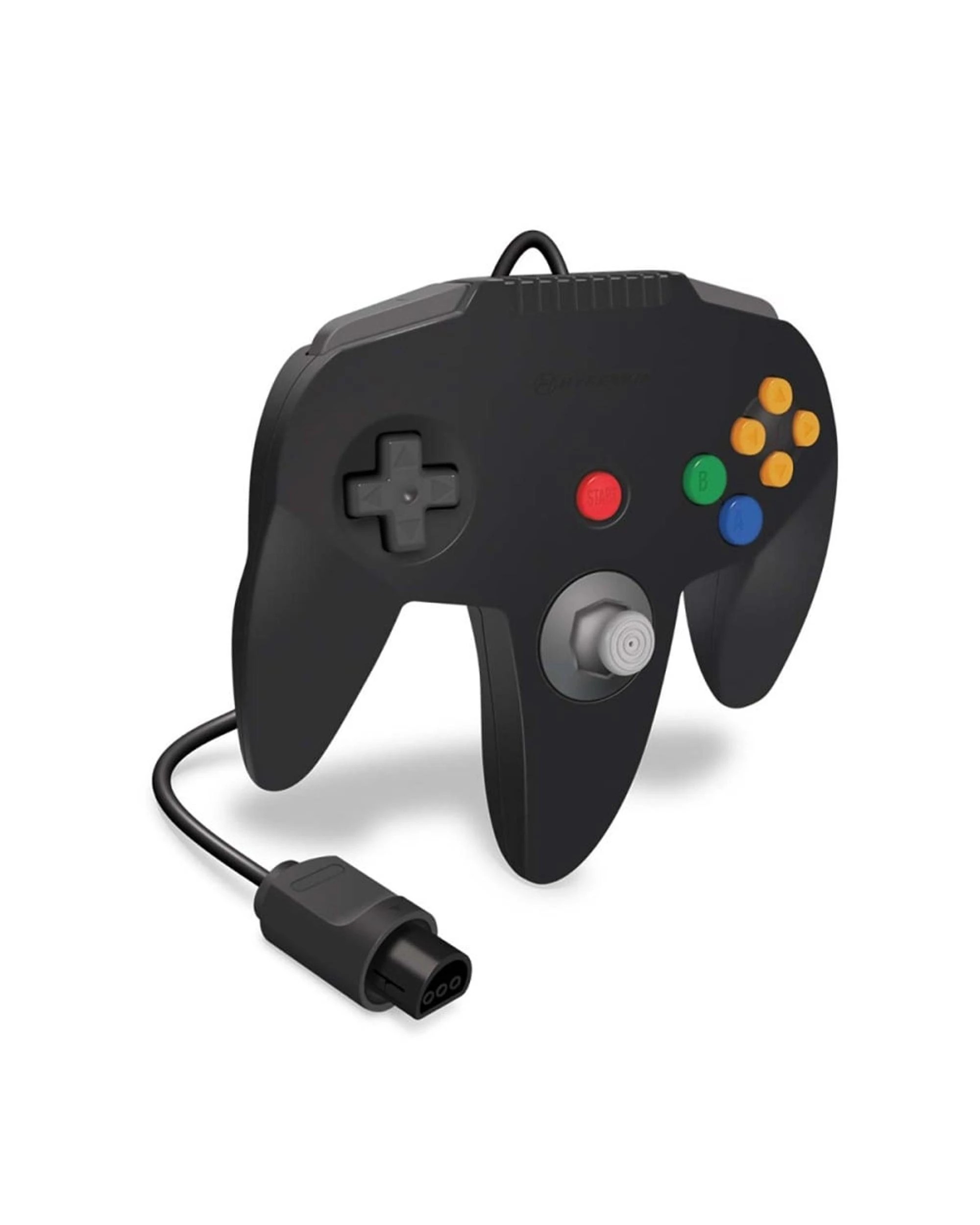 2 Hyperkin Captain Premium Wired Controller for N64 - Black, 2 of 3