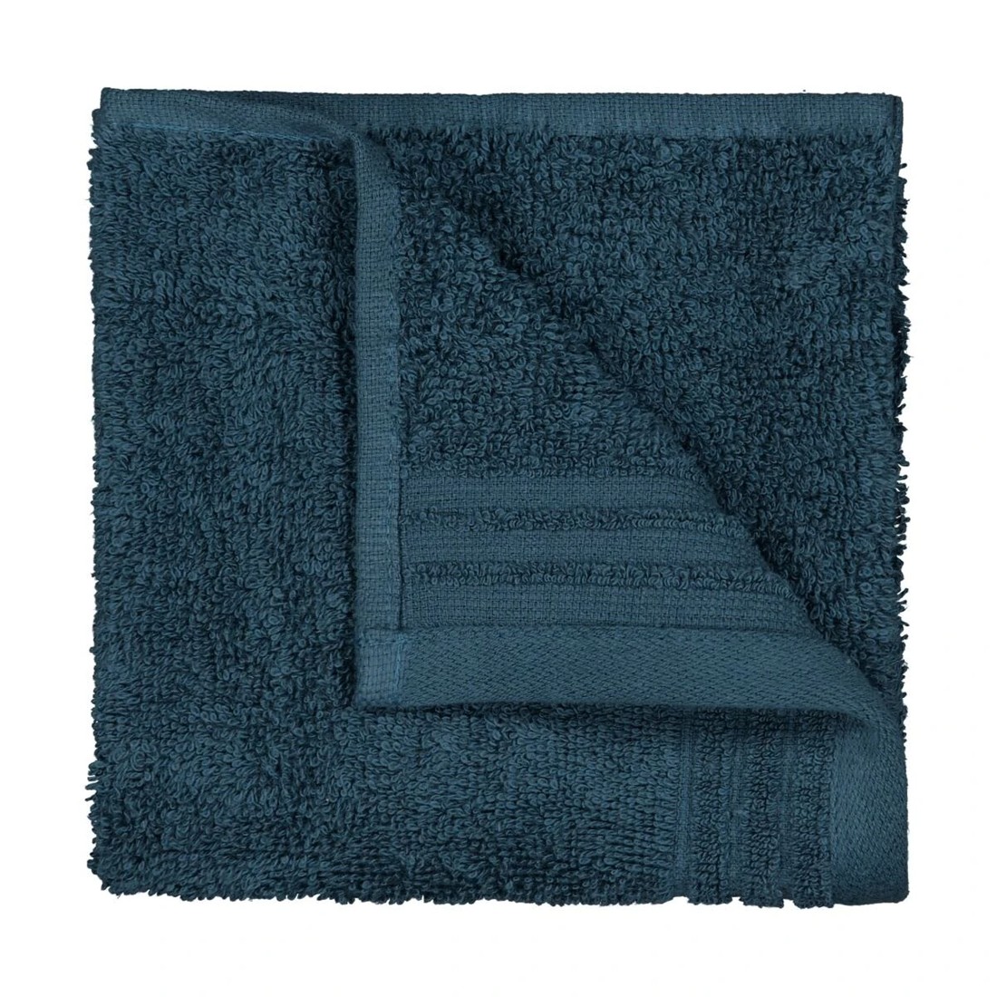 1 Edan Cotton Face Washer - Teal, 1 of 6