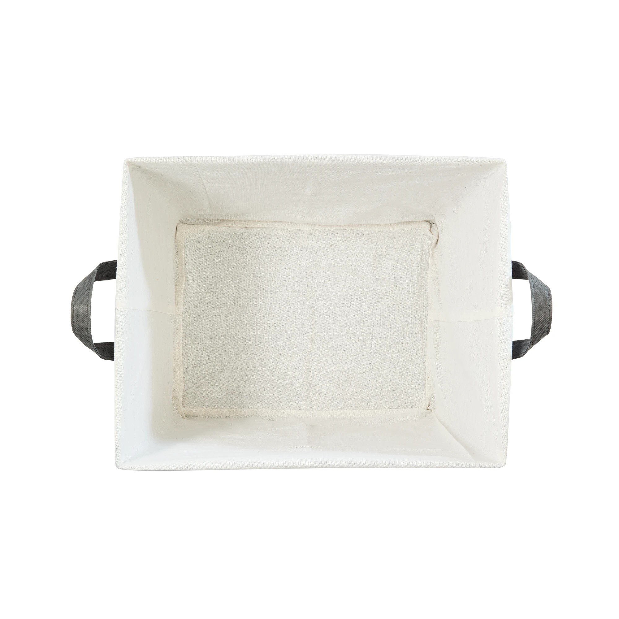 8 Non Woven Charcoal Basket with Liner - Large, Grey, 8 of 8