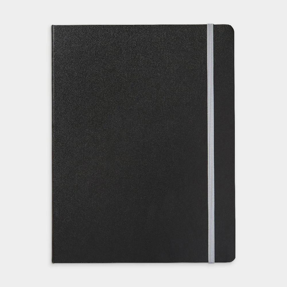 4 J.Burrows Large Journal Plain 240 Page Black, 4 of 4