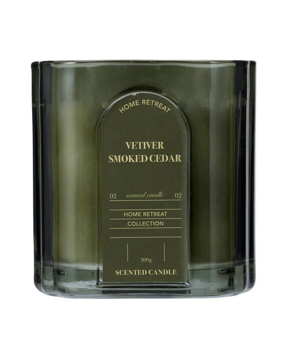 Vetiver Home Retreat Glass Candle