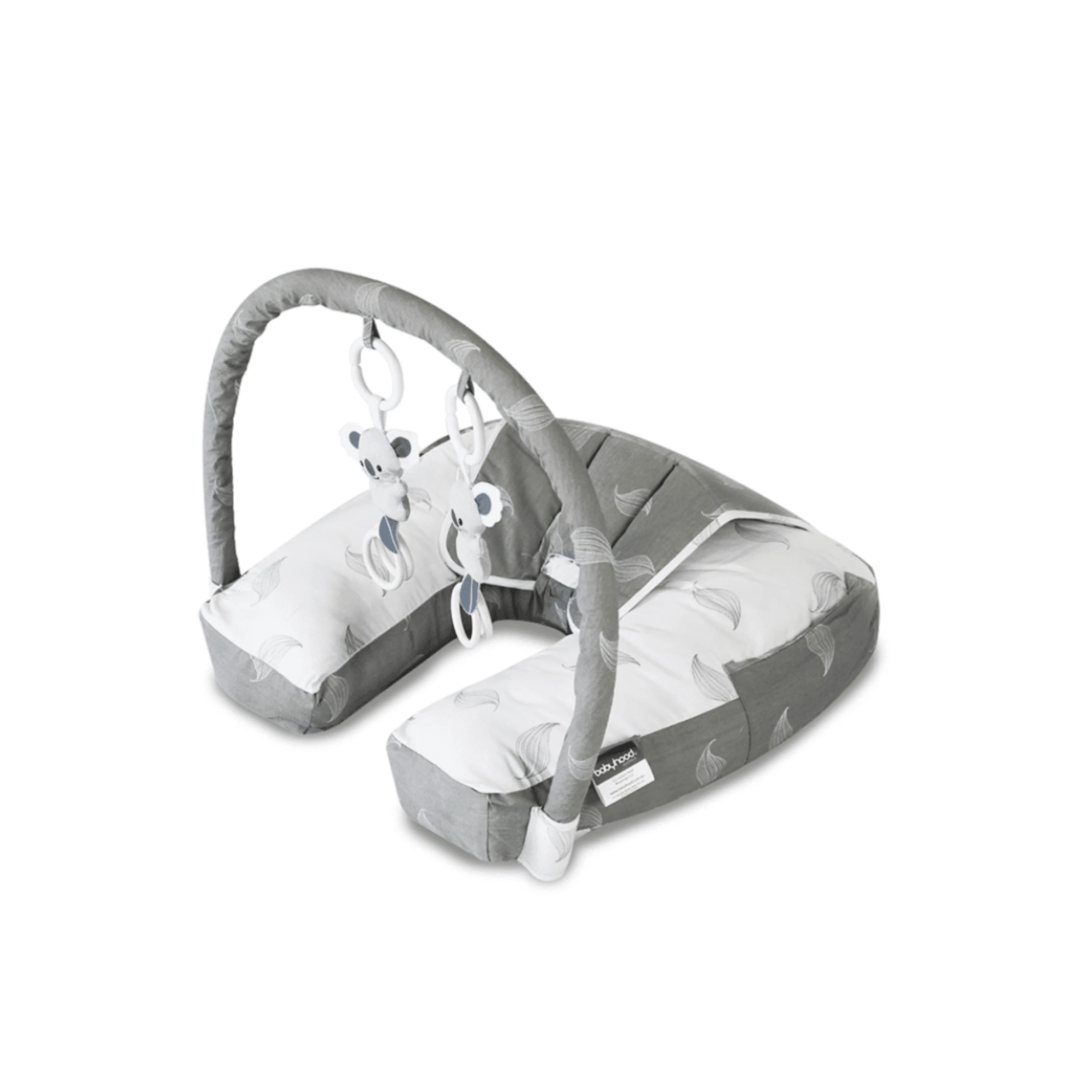 1 Babyhood Organic Nursing Pillow with Toybar - Leaf, 1 of 1