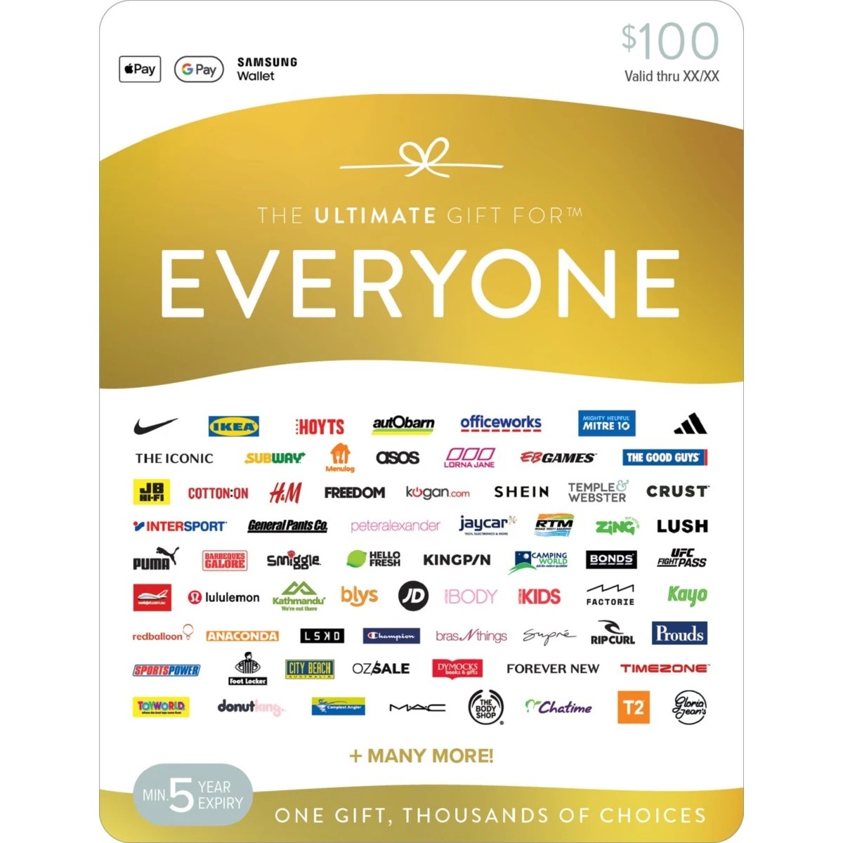 1 The Ultimate Gift for Everyone $100 Gift Card, 1 of 1