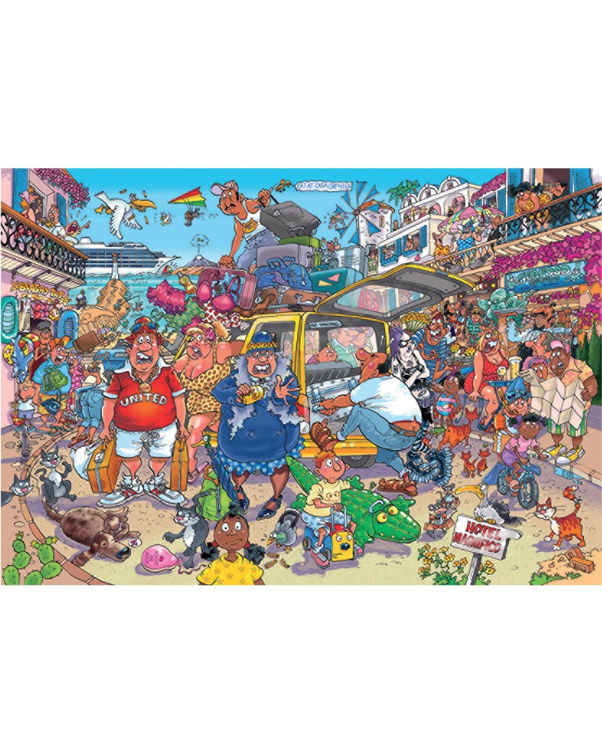 2 Jumbo Wasgij Original #37 Holiday Fiasco! 1000 Piece Jigsaw Puzzle, 2 of 2