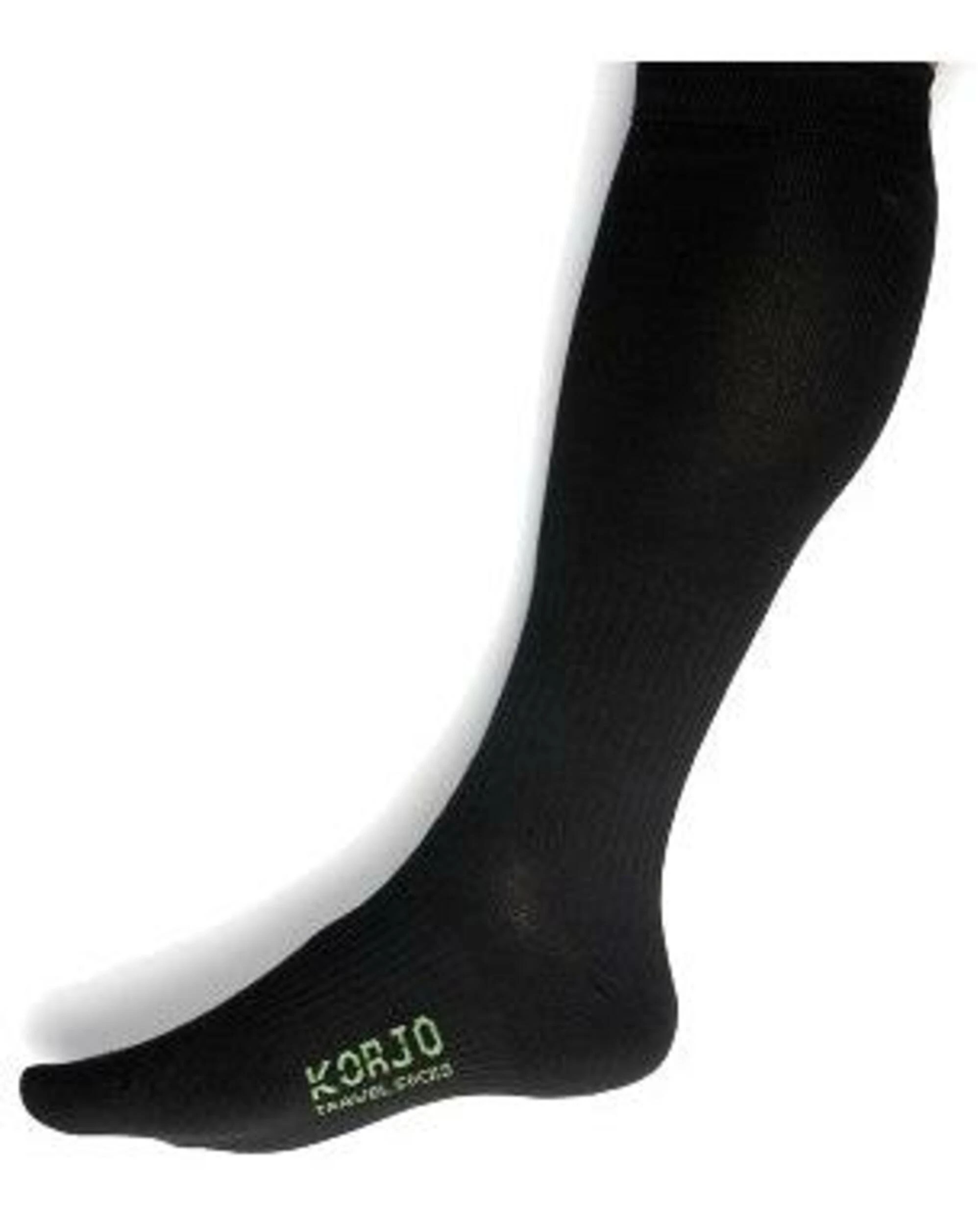 2 Korjo Travel Compression Socks - Medium - Black, 2 of 2