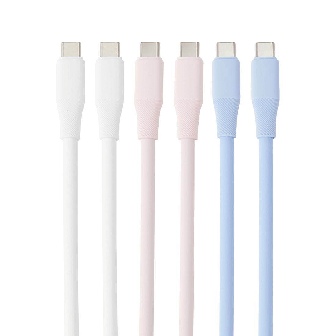 3 USB-C to USB-C Silicone Cable - Assorted, 3 of 5