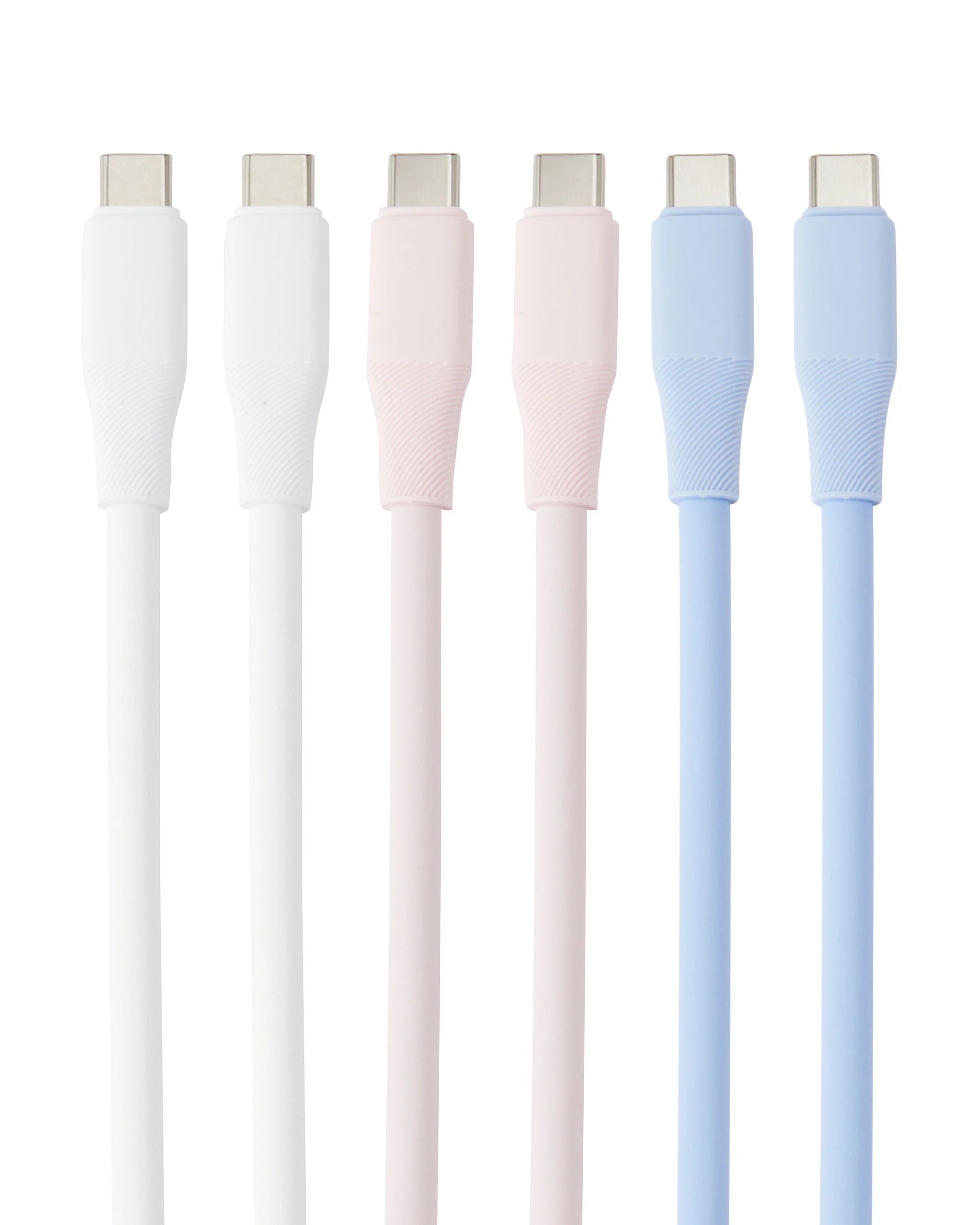 3 USB-C to USB-C Silicone Cable - Assorted, 3 of 5