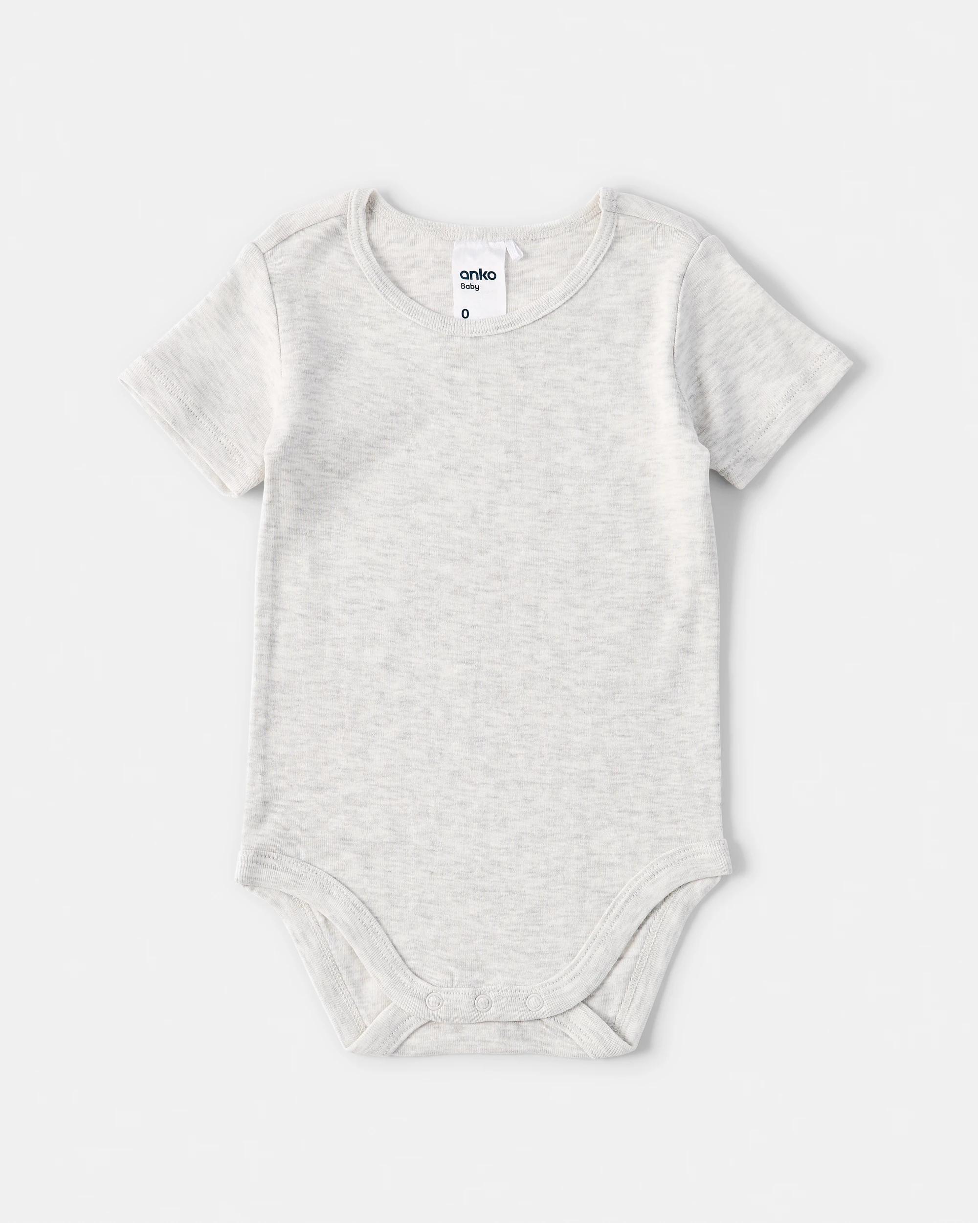 4 2 Pack Cotton Short Sleeve Bodysuits Blu Pck, 4 of 6