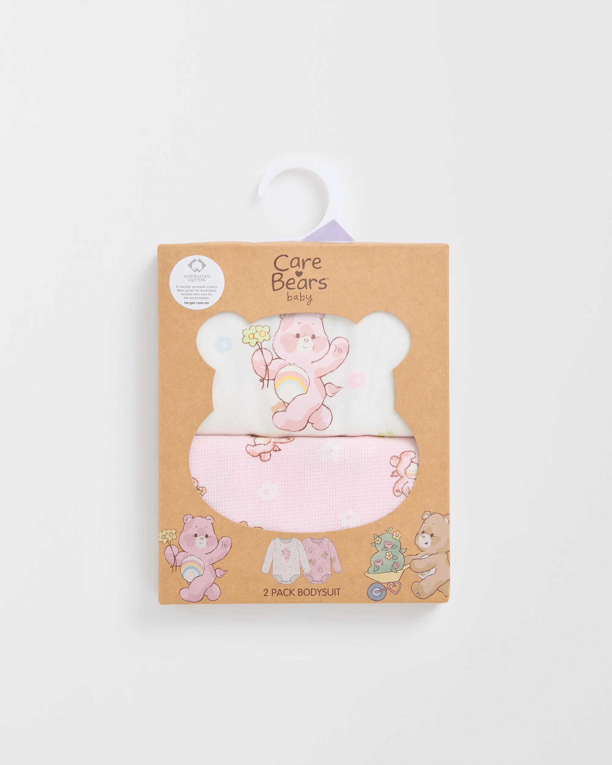 2 Care Bears Australian Cotton 2 Pack Baby Bodysuits CARE BEARS, 2 of 5