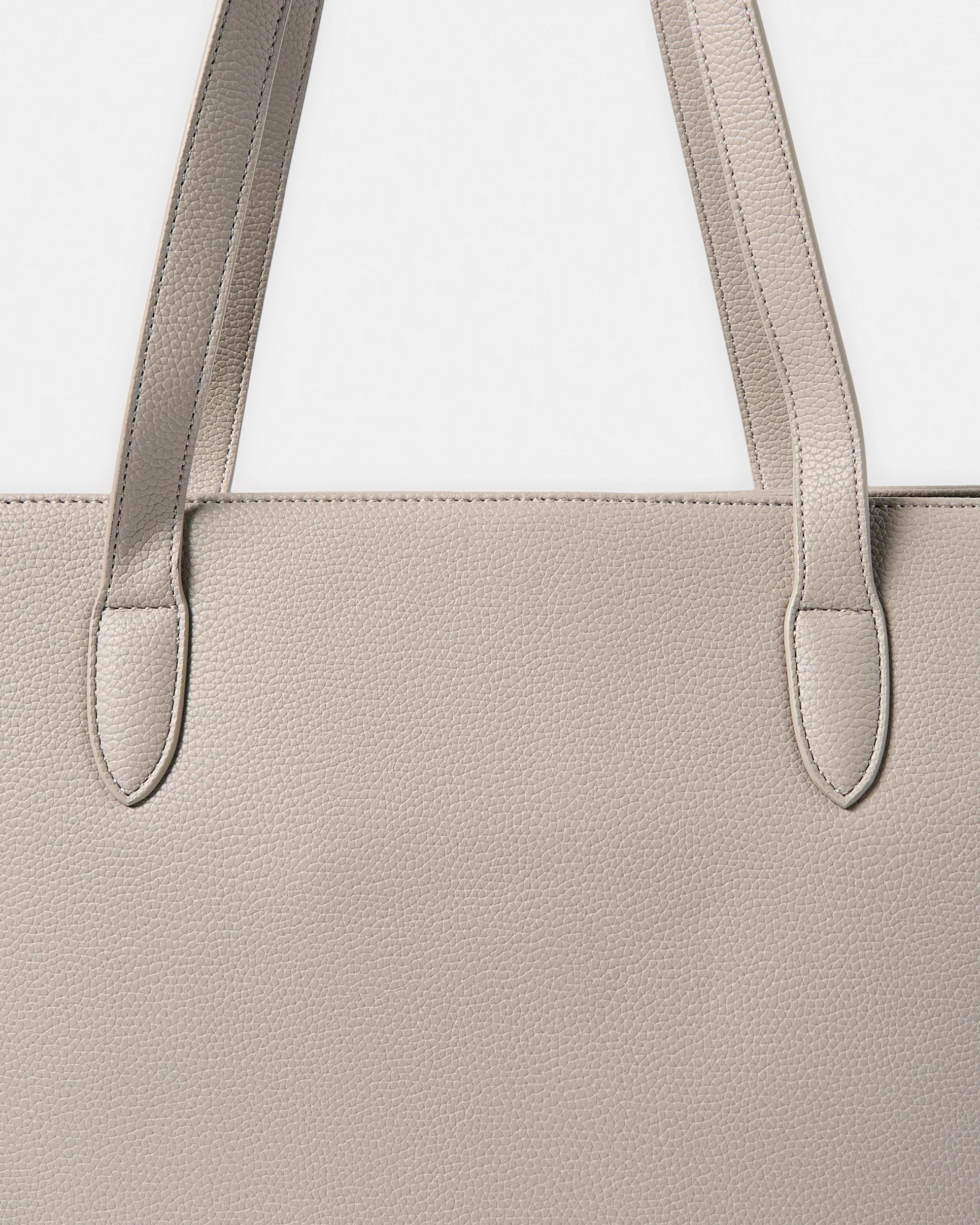 4 Everyday Tote Bag Ash Taupe, 4 of 5