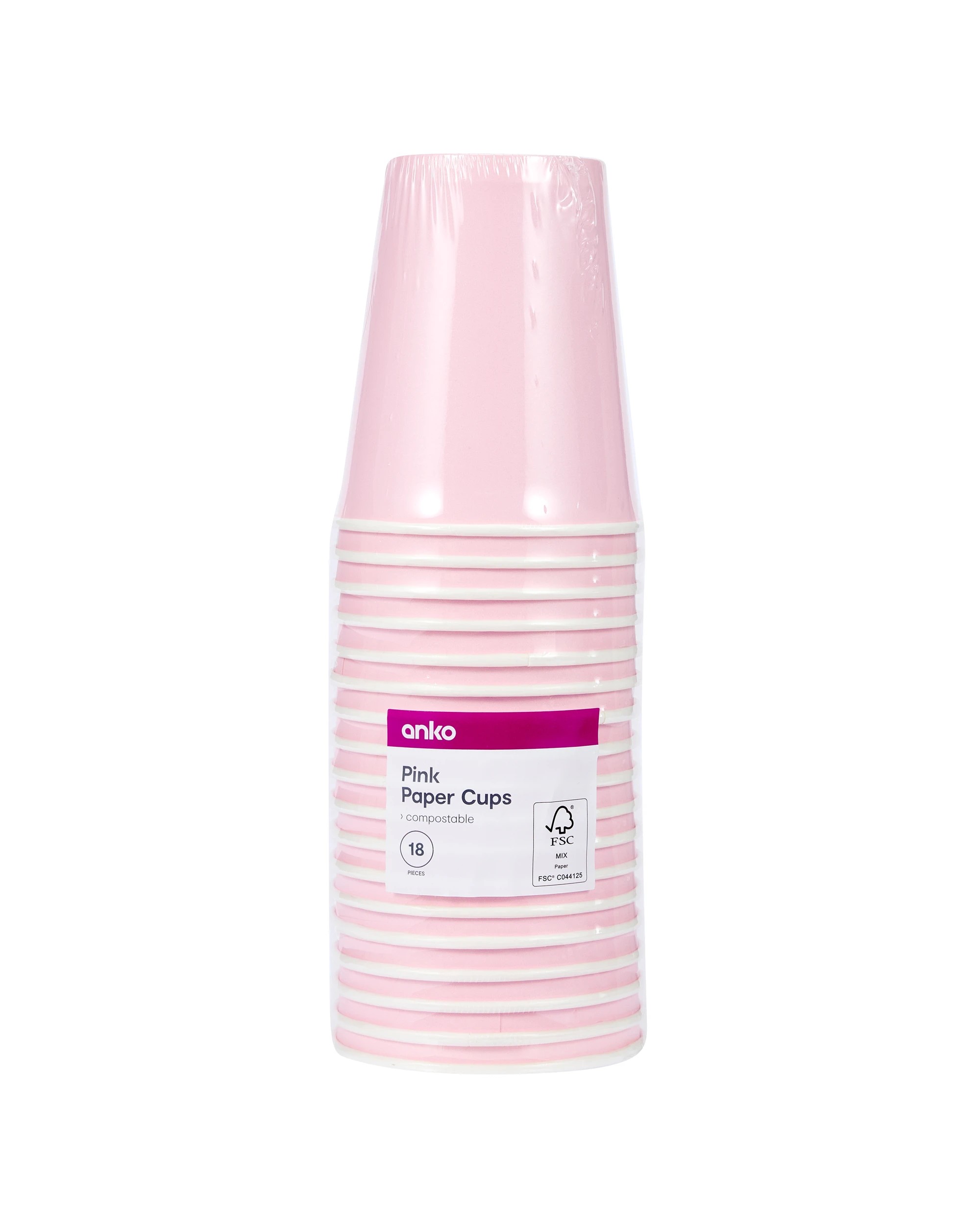 3 18 Pack Pink Paper Cups, 3 of 3