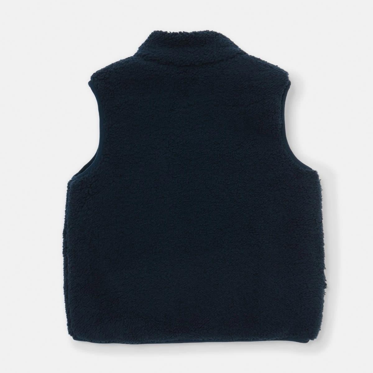 10 Sherpa Vest Dress Navy, 10 of 10