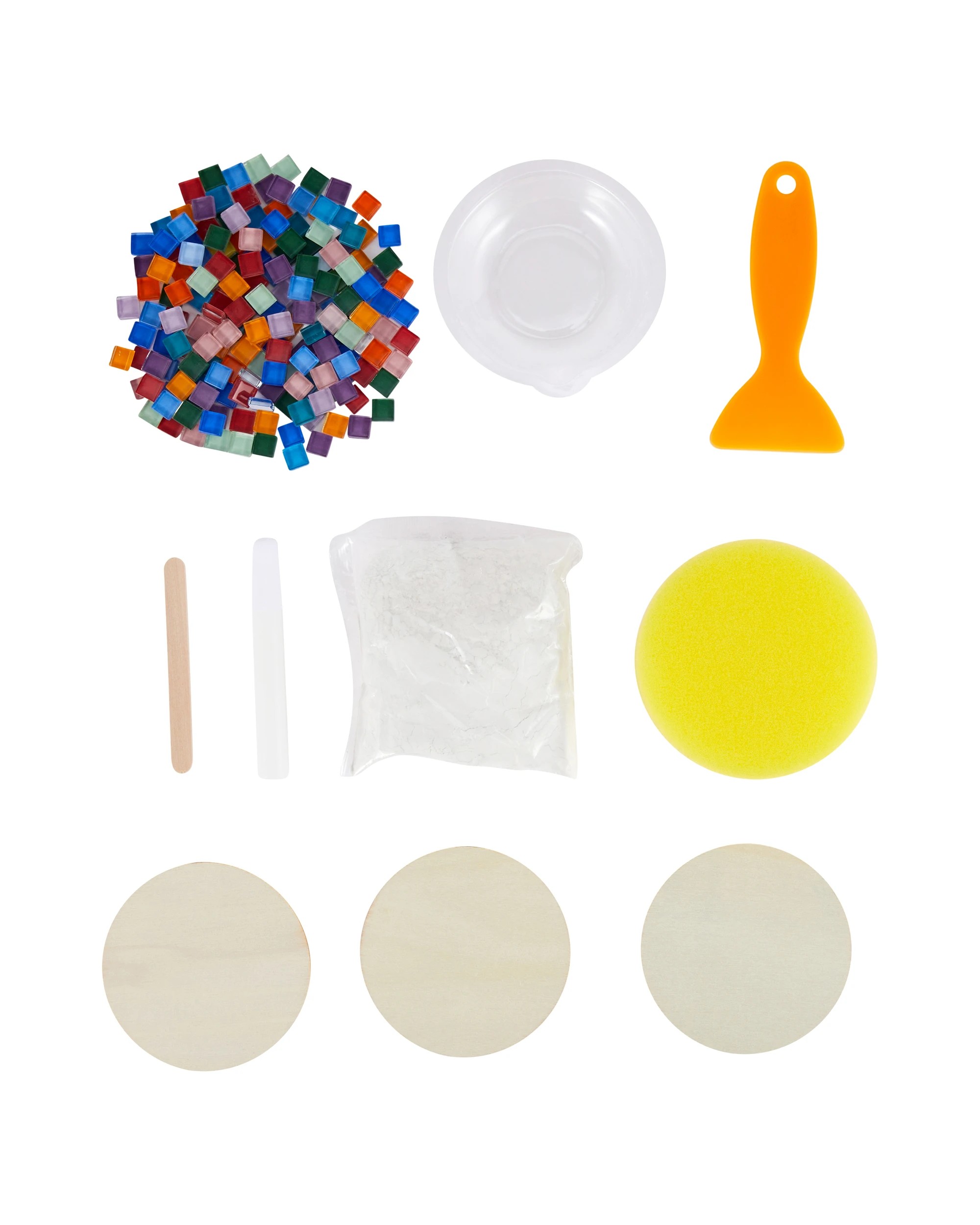 2 DIY Mosaic Coasters Craft Kit, 2 of 3