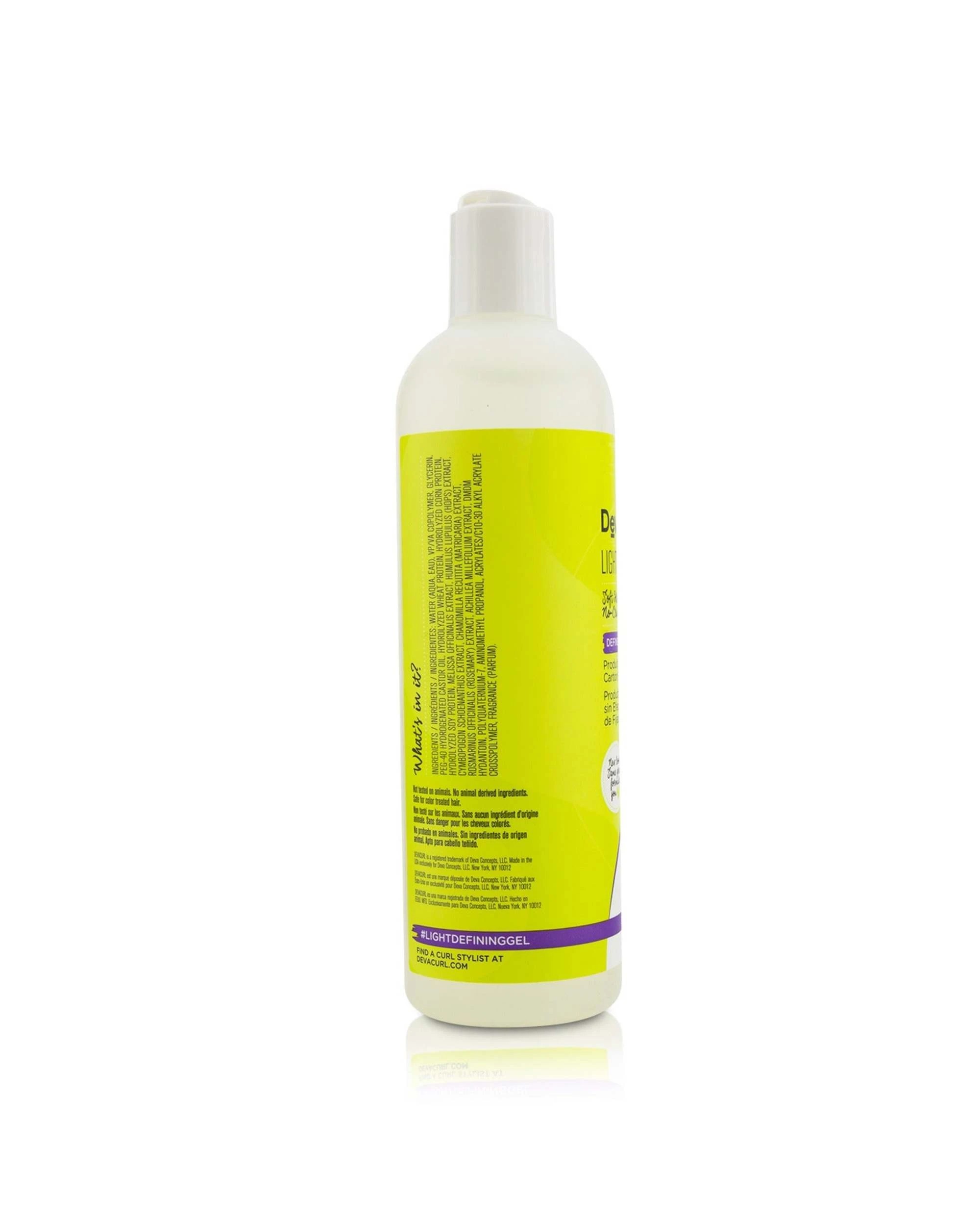 2 DevaCurl Light Defining Gel (Soft Hold No-Crunch Styler - Define & Control)  355ml/12oz, 2 of 4