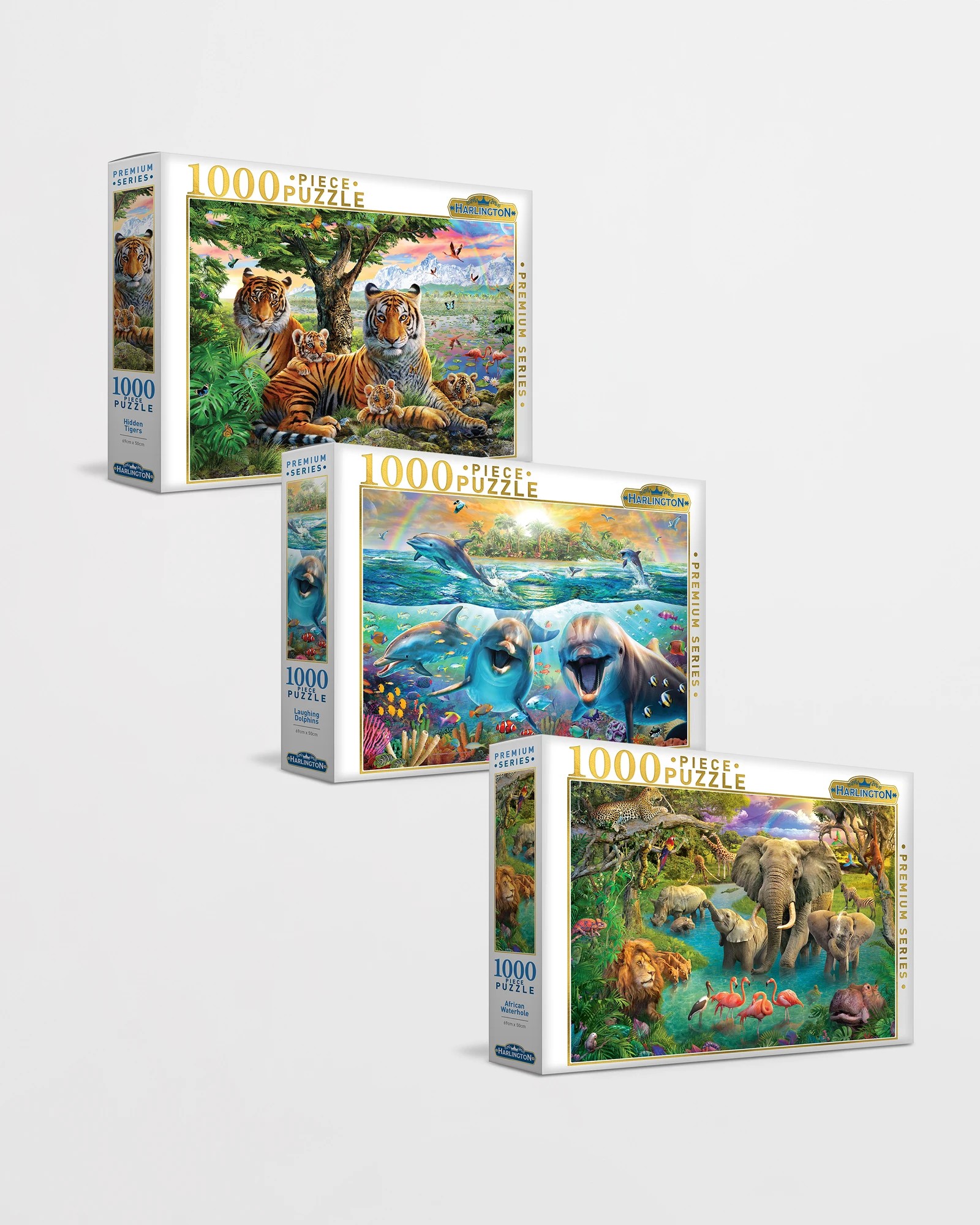 1 Harlington 1000 Piece Jigsaw Puzzle, - Animals & Nature - Assorted* - Multi, 1 of 7