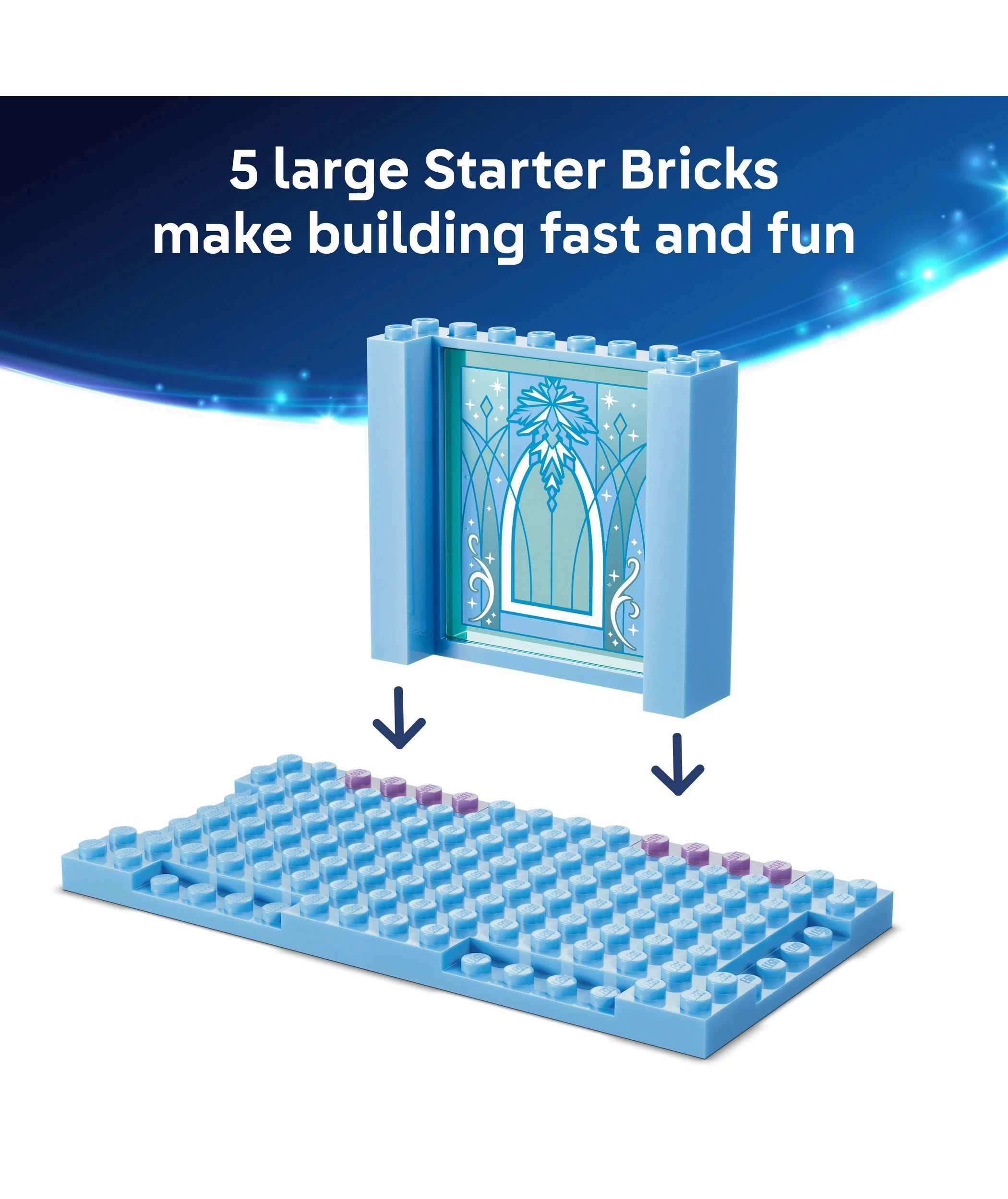 4 LEGO Disney Princess Elsa's Ice Castle & Snow Ride Adventure 43281, 4 of 10