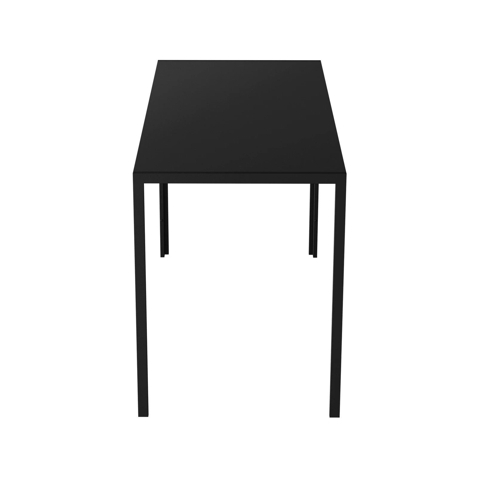 7 Oikiture 140cm Dining Table Rectangular Kitchen Table With Metal Leg
 - Black, 7 of 9