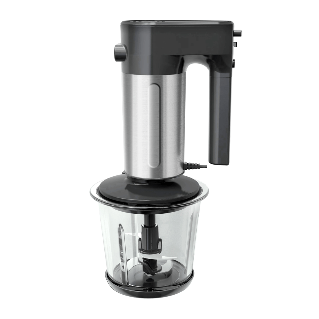 3 TODO 1L Multi Chopper Processor Hand Mixer Beater 300W Glass Bowl Dual Blade, 3 of 6