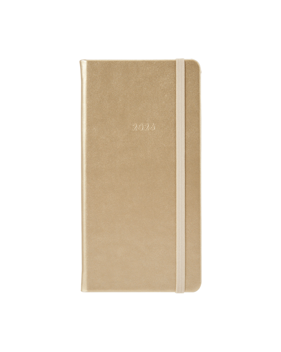 2026 Slim Weekly Diary - Brown