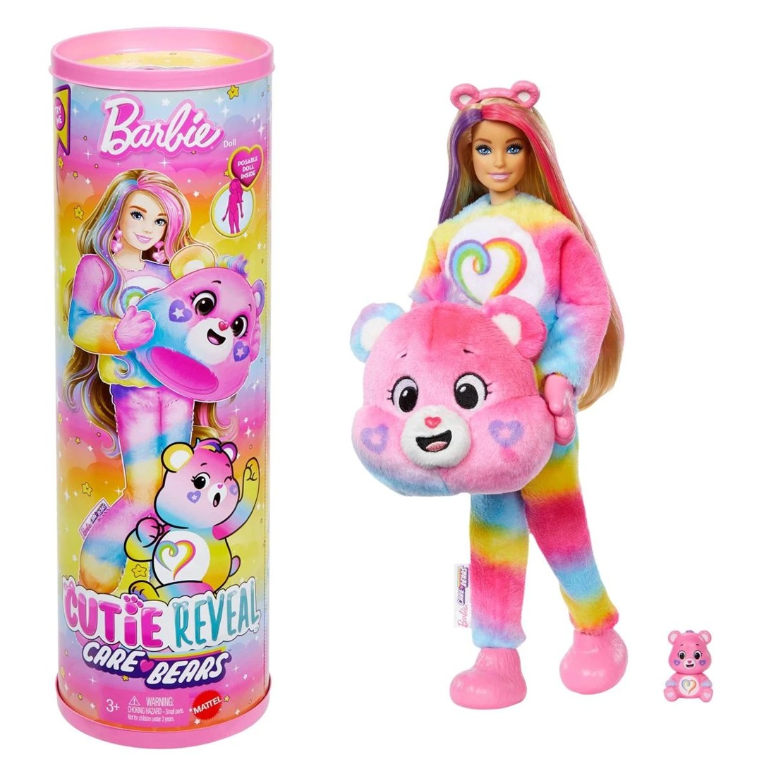 2 Barbie Cutie Reveal Care Bears Doll Playset - Assorted, 2 of 7