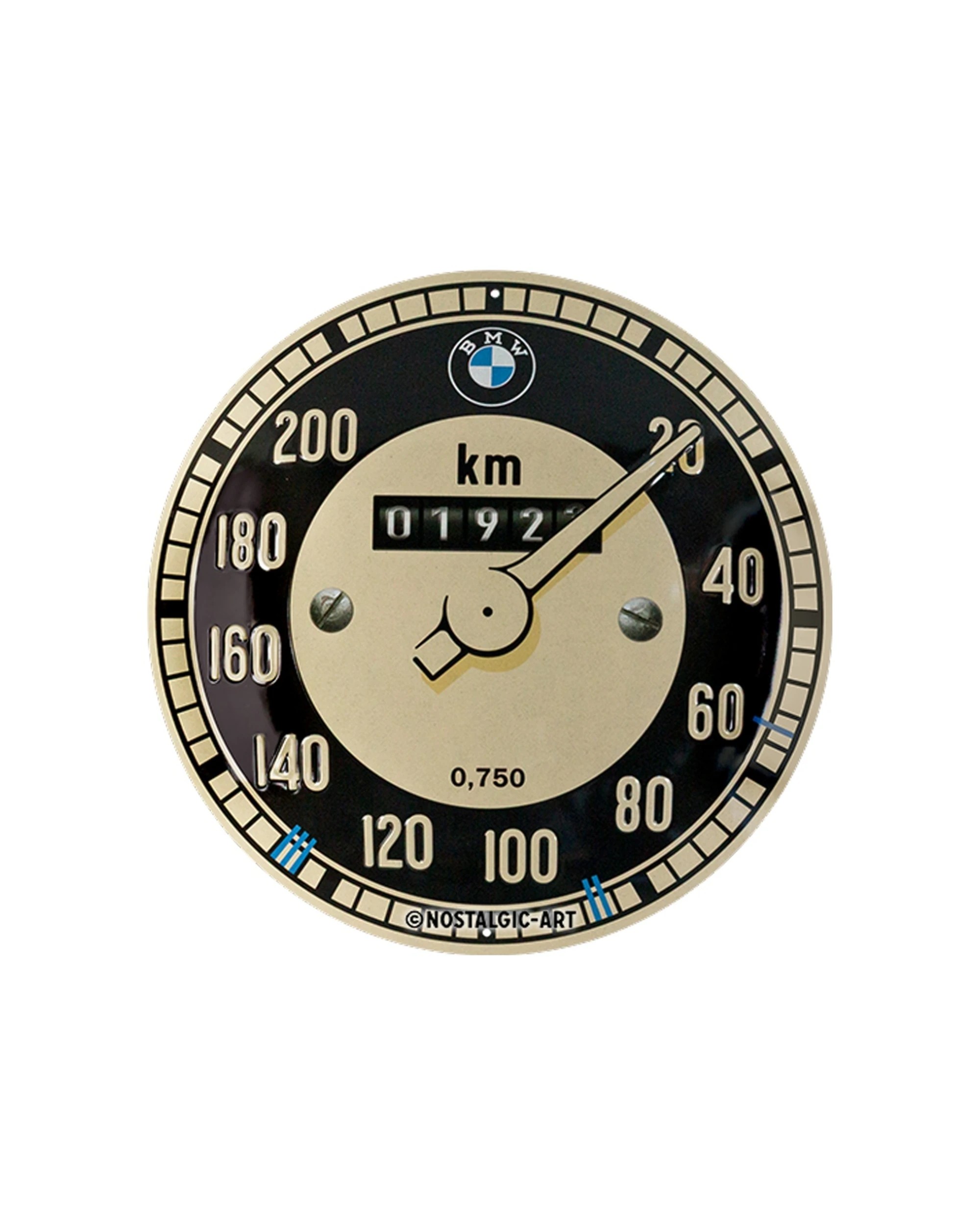 1 Nostalgic-Art 35cm Round Sign BMW Tachometer Wall Decor - Multi, 1 of 1