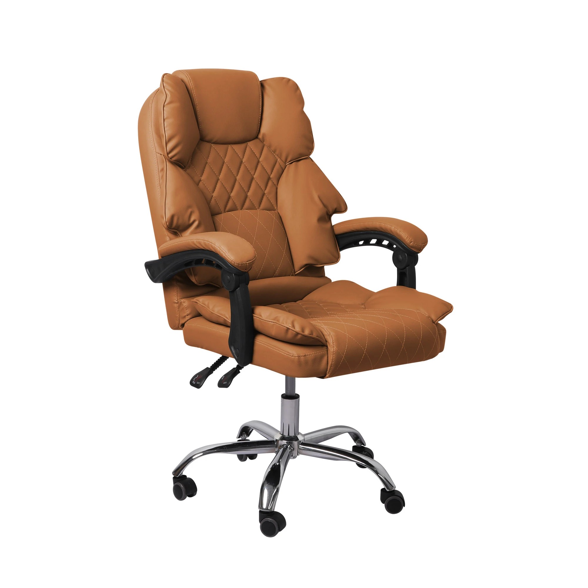 1 Levede Pu Leather Office Chair No Footrest, 1 of 6