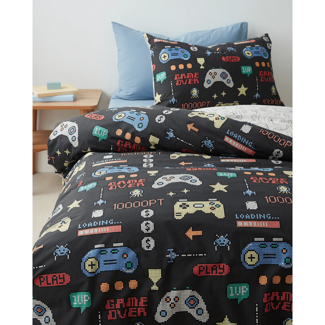 1 Target Felix Gaming Kids Quilt Cover Set
 - Double Bed
 - Multi, 1 of 6