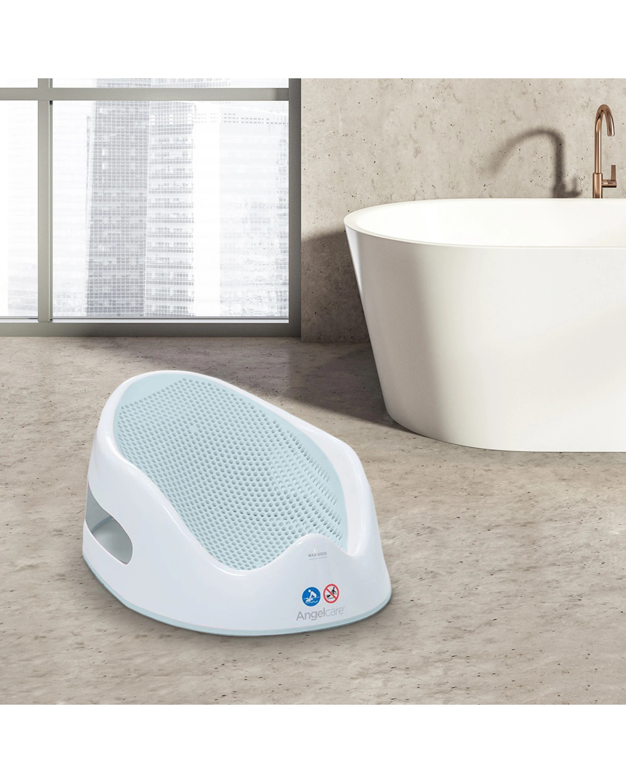 2 Angelcare Ac580 Baby Bath Support -light Aqua, 2 of 6