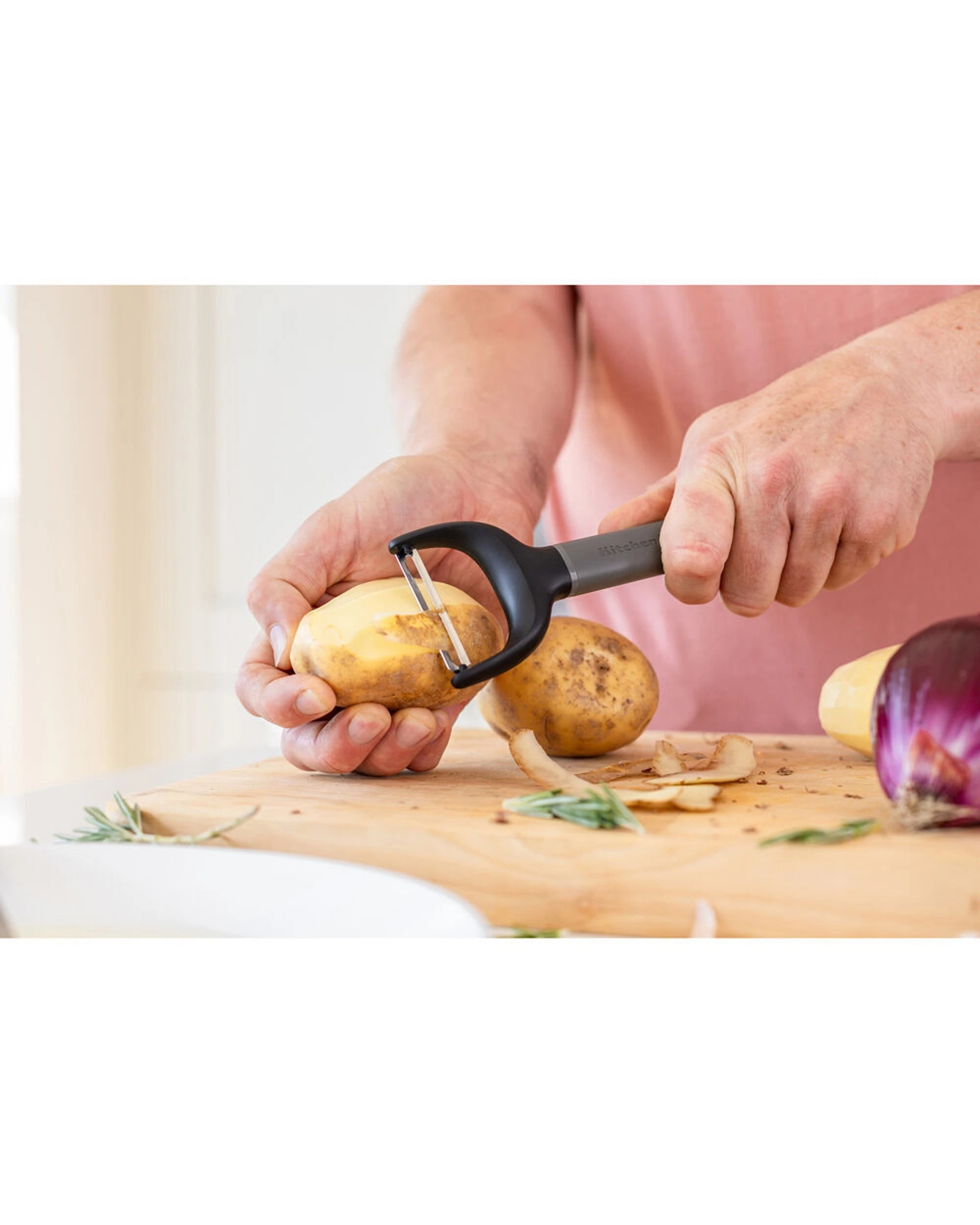 5 KitchenAid 2PK Classic Fruit Vegetable Y Peeler With Ergonomic Handle - Charcoal, 5 of 6