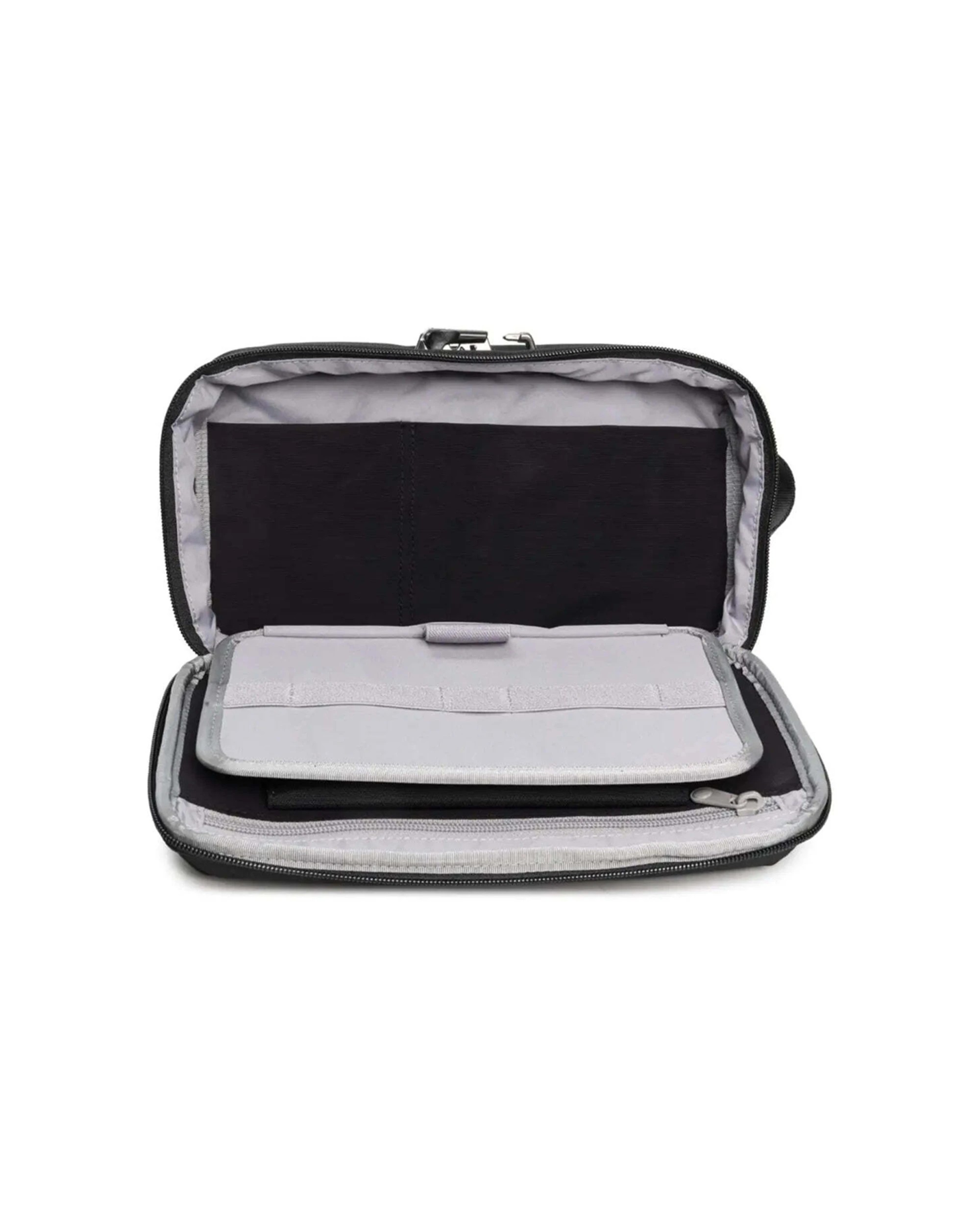 6 Pacsafe RFIDsafe RFID Blocking Gadget Pouch Tech Travel Organiser Bag - Black, 6 of 7
