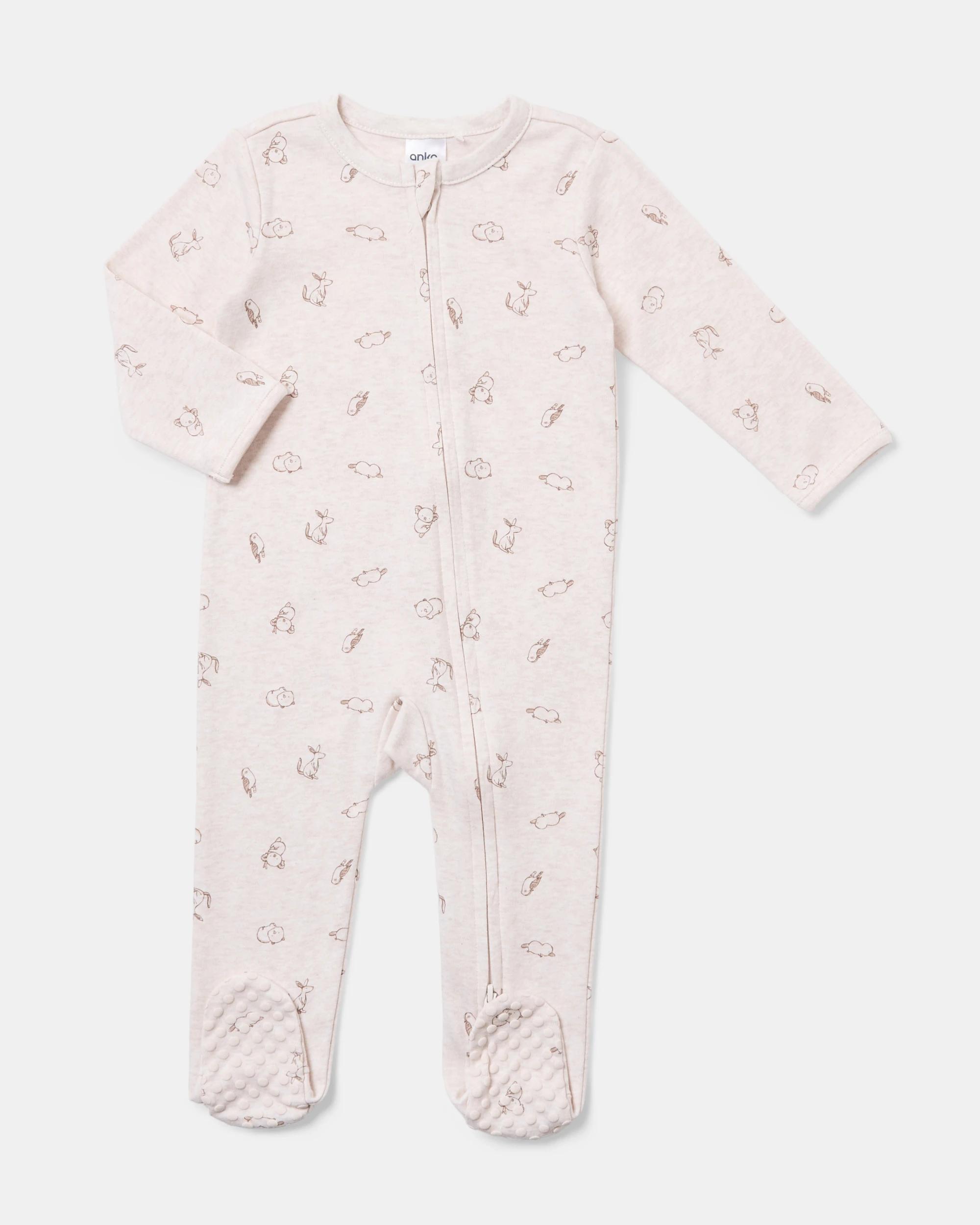 3 3 Pack Cotton Coveralls Aus Animal, 3 of 8