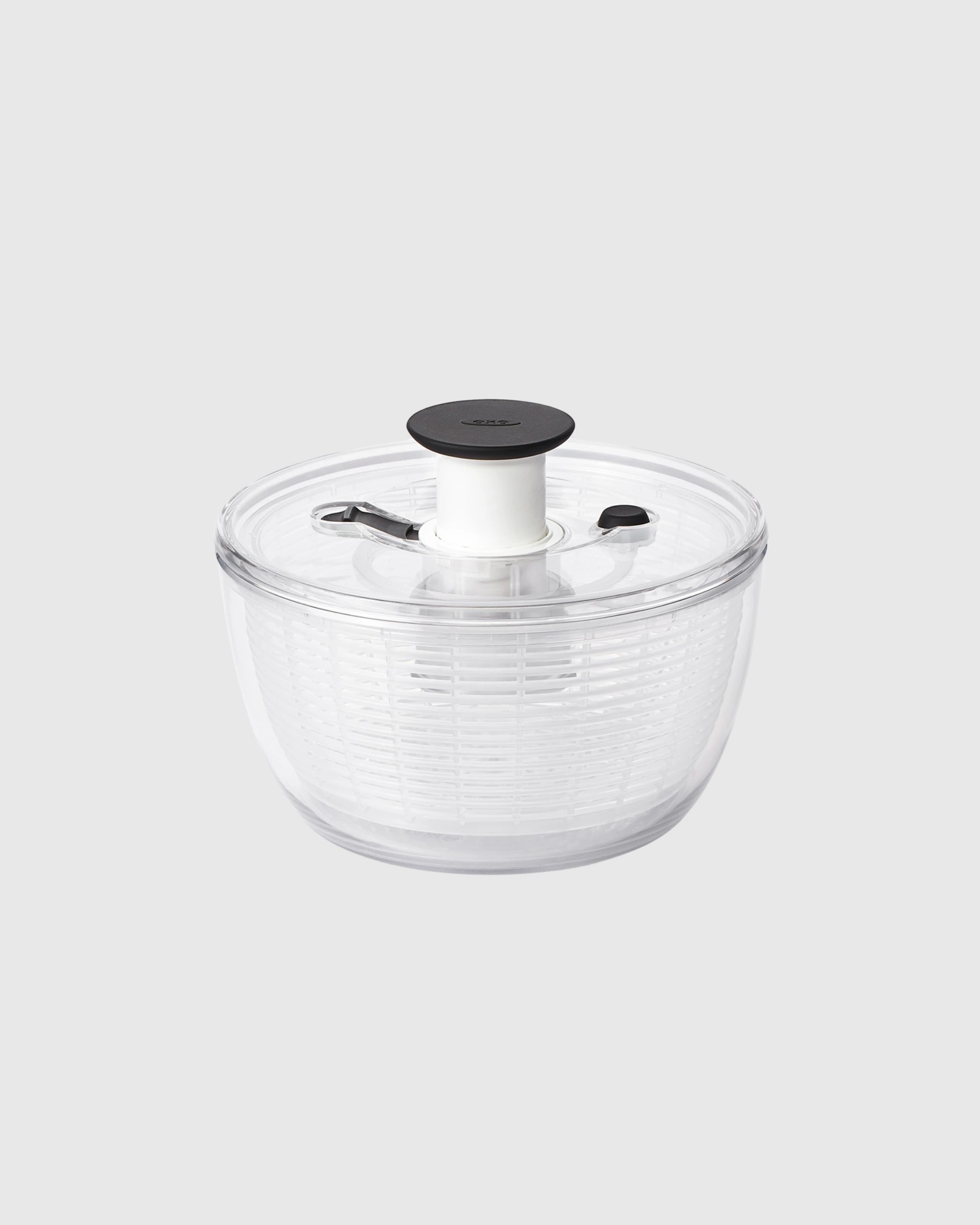 3 OXO Good Grips Little Salad & Herb Spinner - Clear, 3 of 4