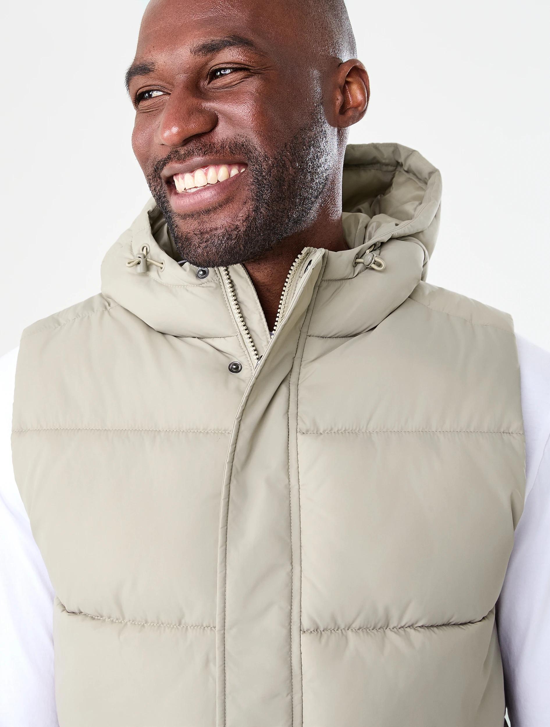 5 Hooded Puffer Vest Bge Khaki, 5 of 7