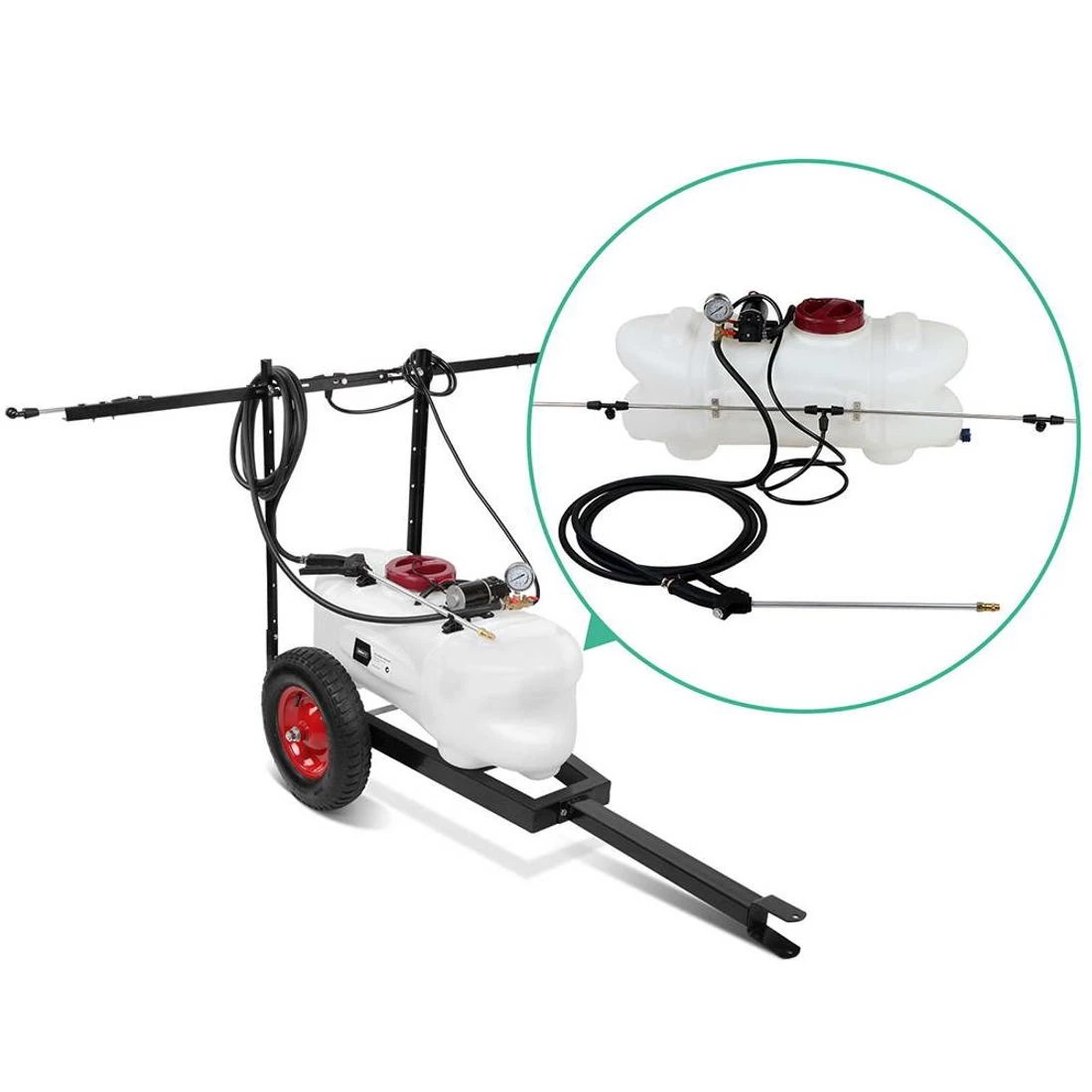 3 Giantz Weed Sprayer 100L Trailer 1.5M Boom Garden Spray - Multi, 3 of 9