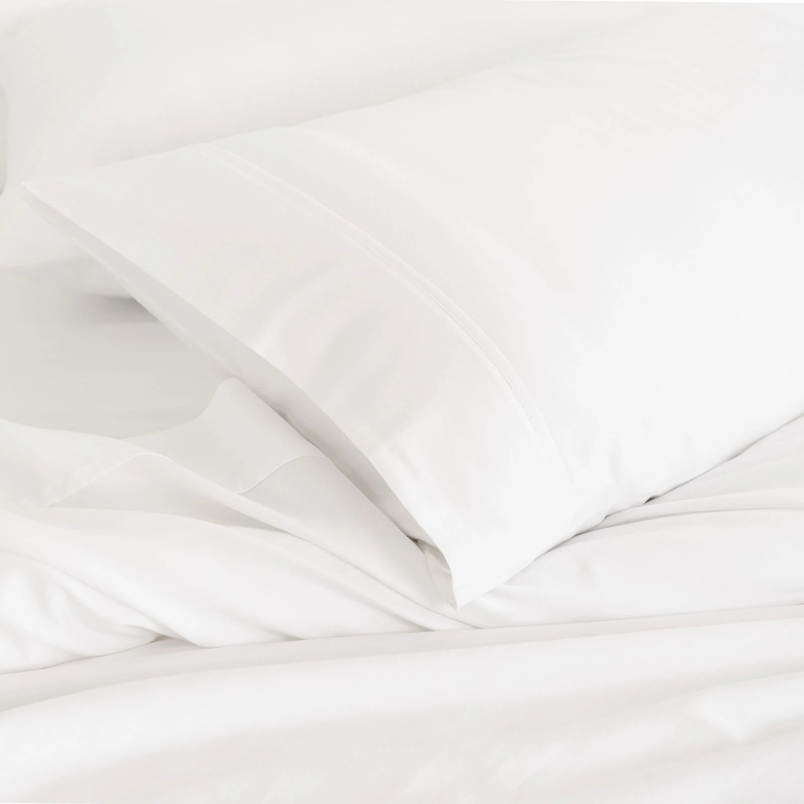 6 Royal Comfort Balmain 1000TC Bamboo Cotton Sheet Pillowcase Set Hotel - King Bed - White, 6 of 8