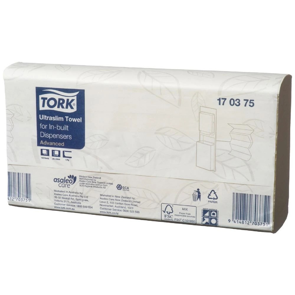 1 Tork Ultraslim Towel 150 Pack, 1 of 1