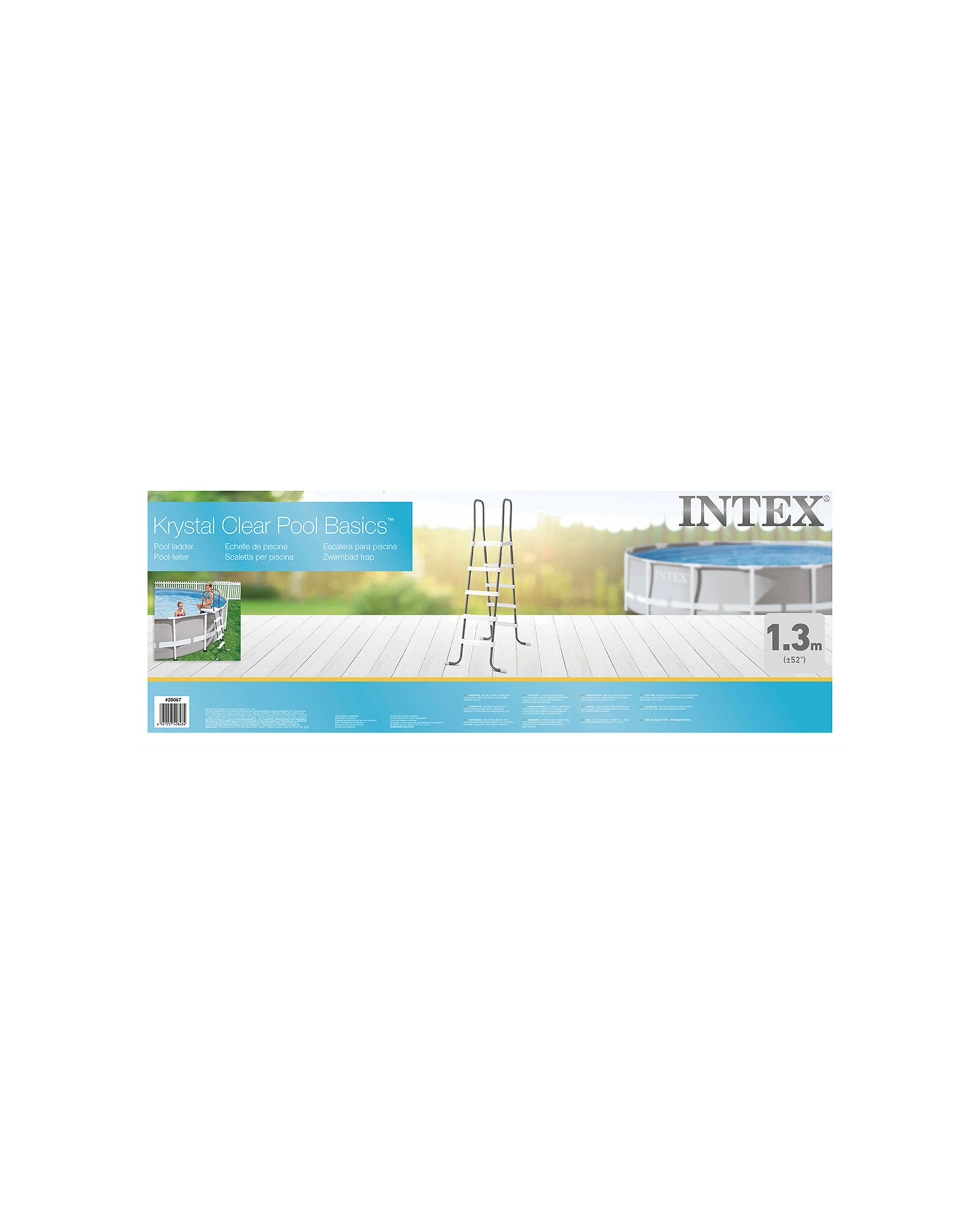 2 Intex Ladder For 1.32m Above Ground Swimming Pool - Multi, 2 of 2