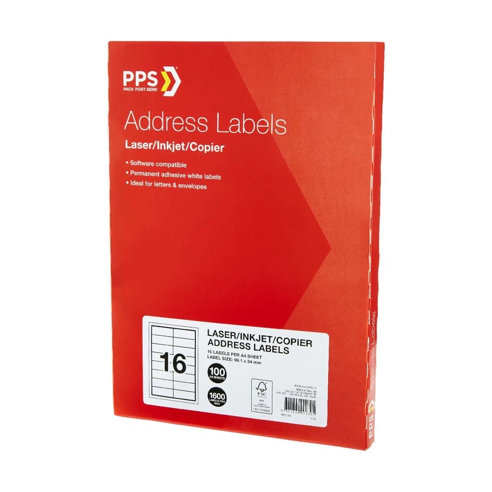 3 PPS Inkjet Laser Address Labels 16UP 100 Sheets, 3 of 3