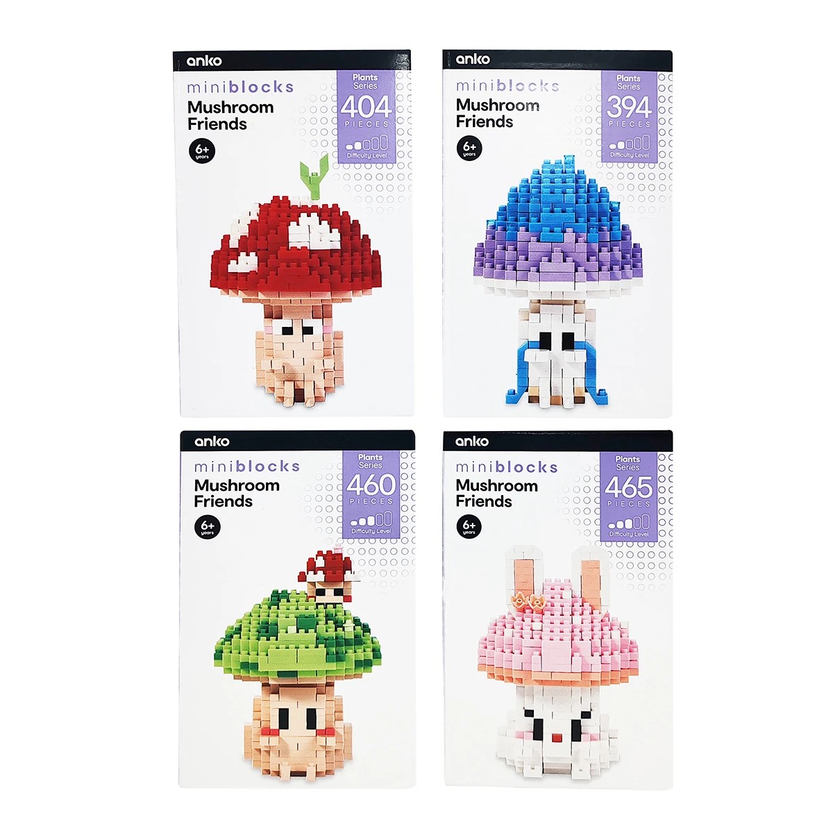 1 Mini Blocks Plant Series Mushroom Friends Playset - Assorted, 1 of 10