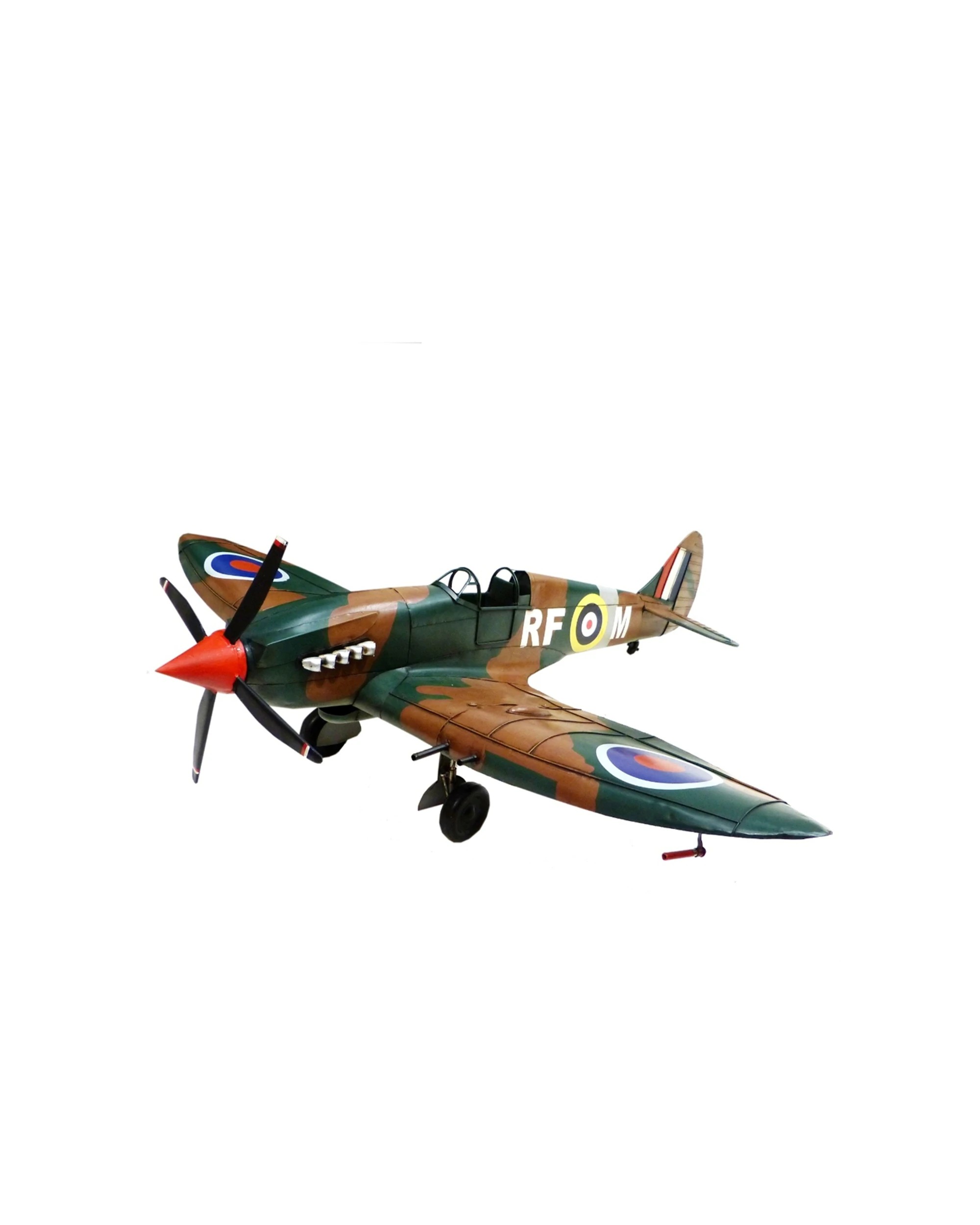 1 Boyle Metal Ornament Home Decor Collectible Spit Fire Plane 1941 125cm - Multi, 1 of 1