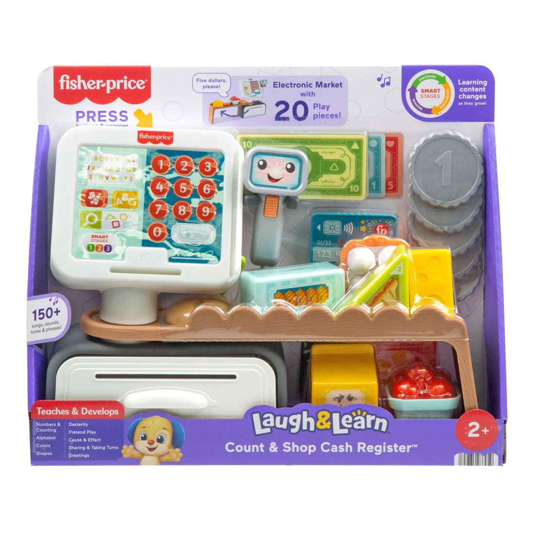 1 Fisher-Price Laugh & Learn Count & Shop Cash Register, 1 of 6