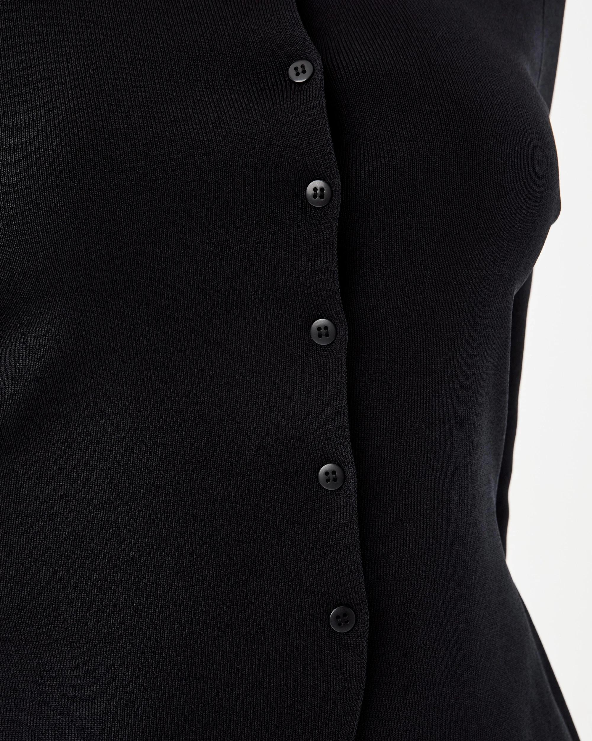 7 Long Sleeve Cinched Top Black, 7 of 7