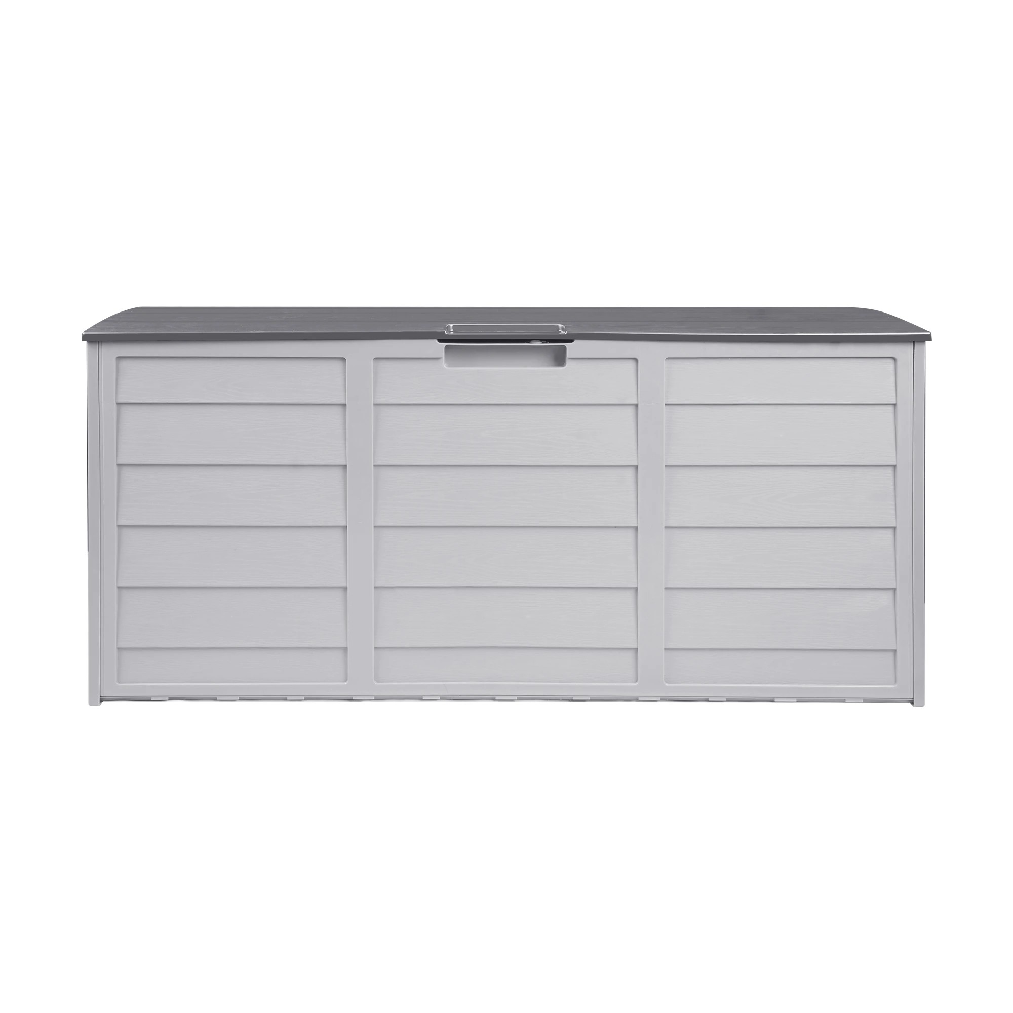 4 Livsip 290L Outdoor Storage Box Container Garden Chest Deck Tool Toy Lockable - Grey, 4 of 9