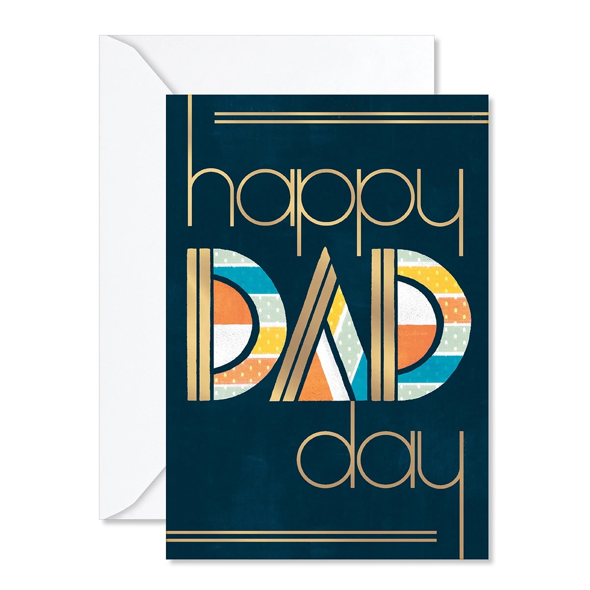 1 Hallmark Father's Day Card - Retro Text, 1 of 3