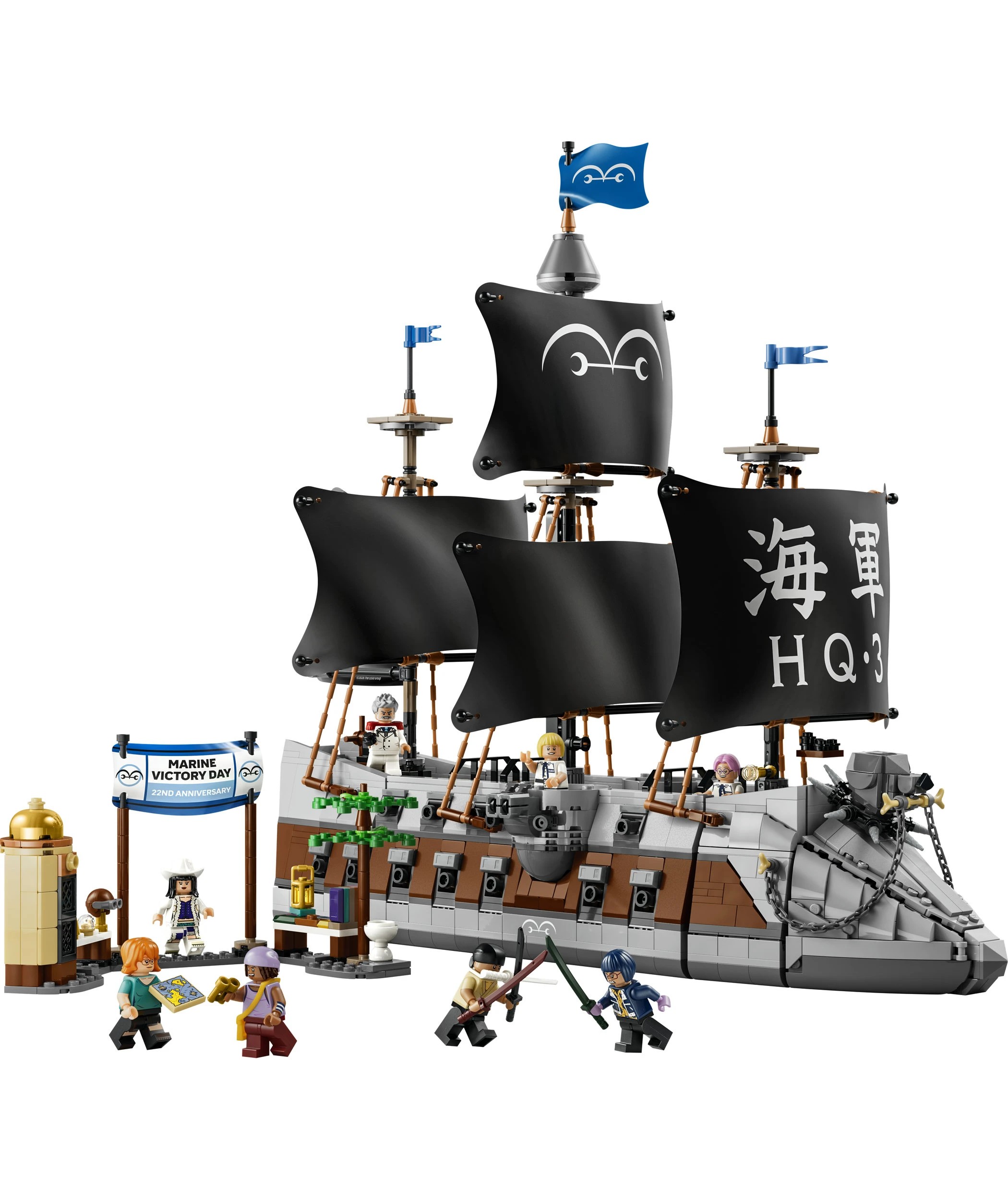 2 LEGO ONE PIECE Garp's Marine Battleship 75646, 2 of 10