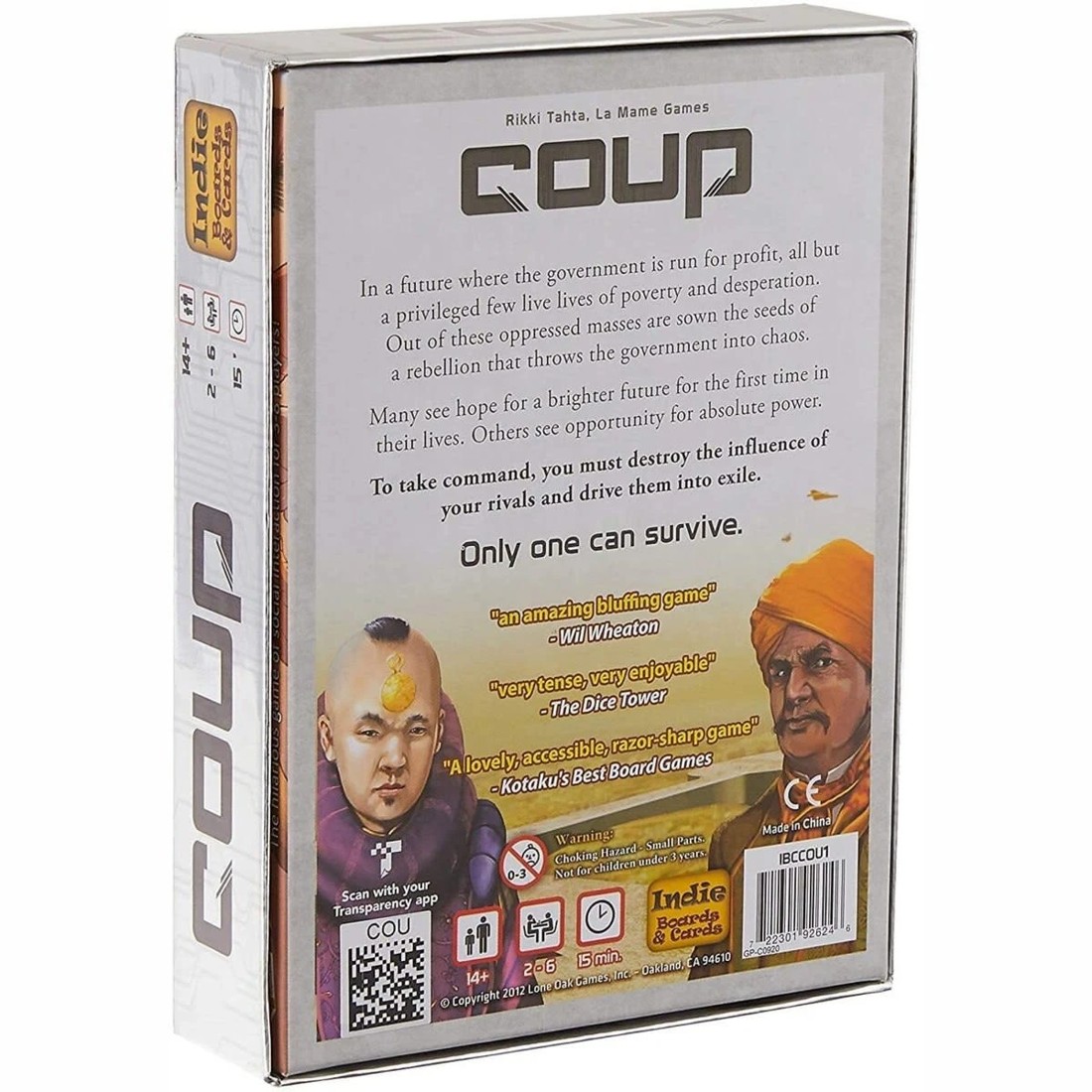 2 Coup Card Game, 2 of 3