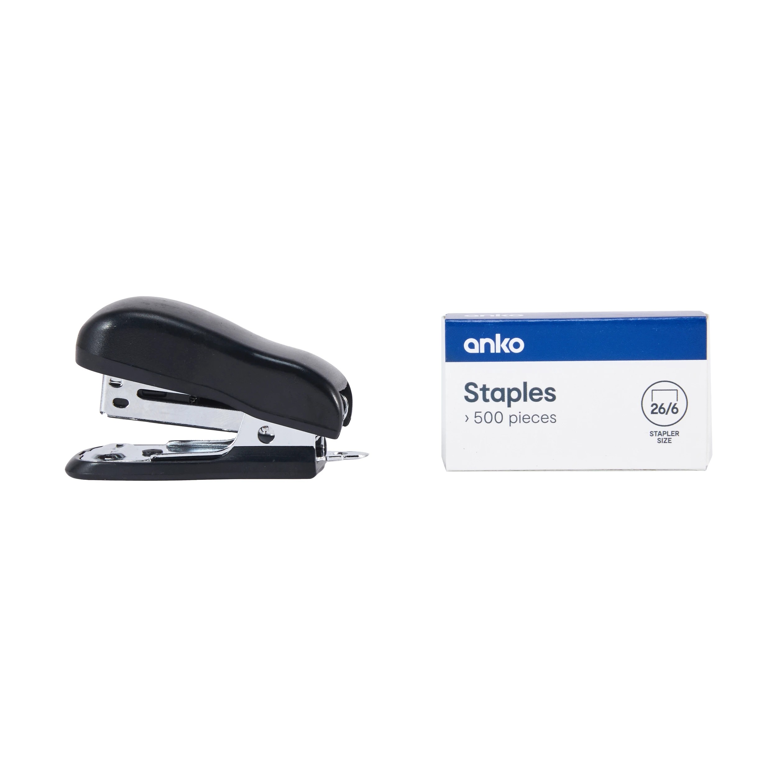 2 Mini Stapler Set - Black, 2 of 7