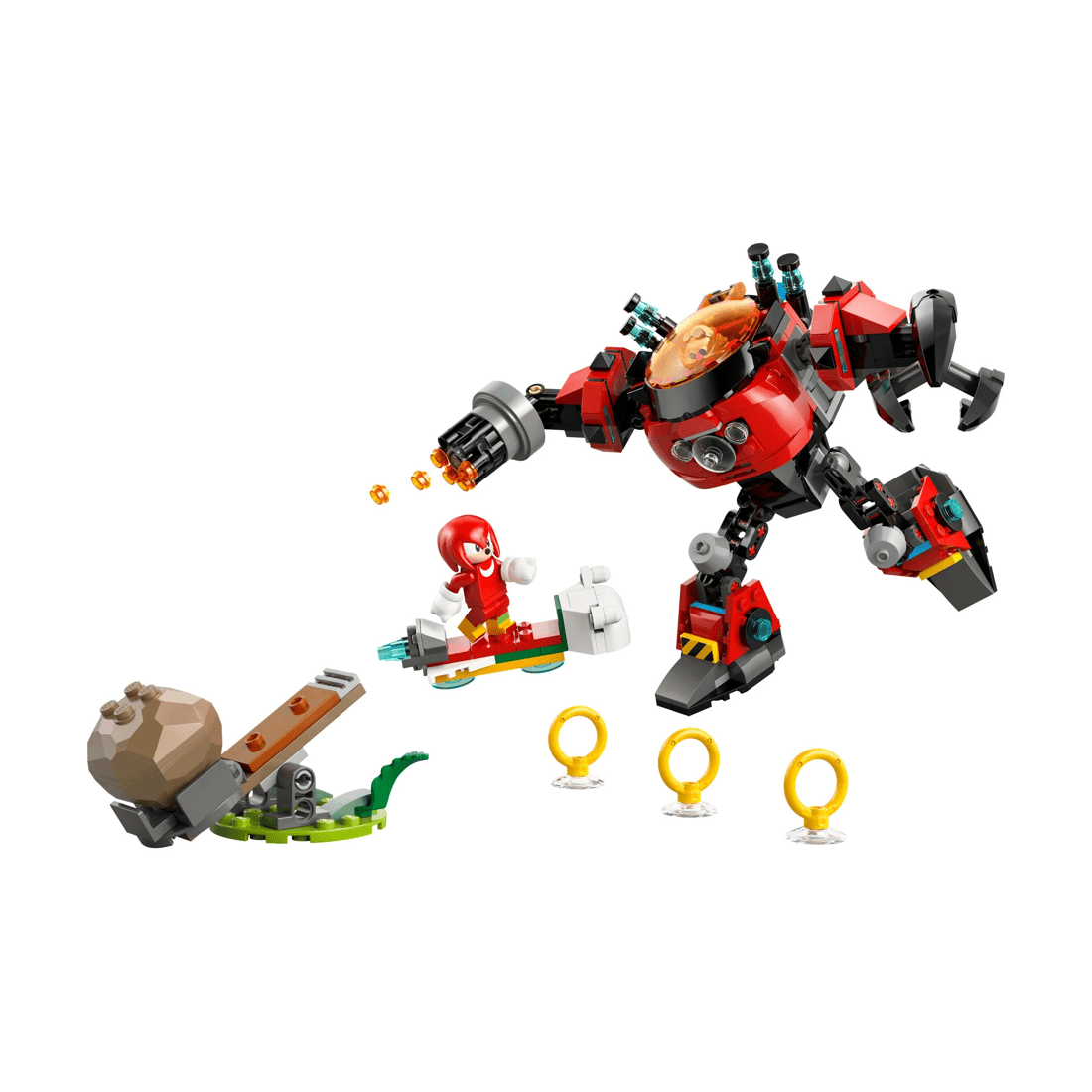 2 LEGO Sonic Knuckles vs. Dr. Eggman Egg Crusher Mech 77005, 2 of 10